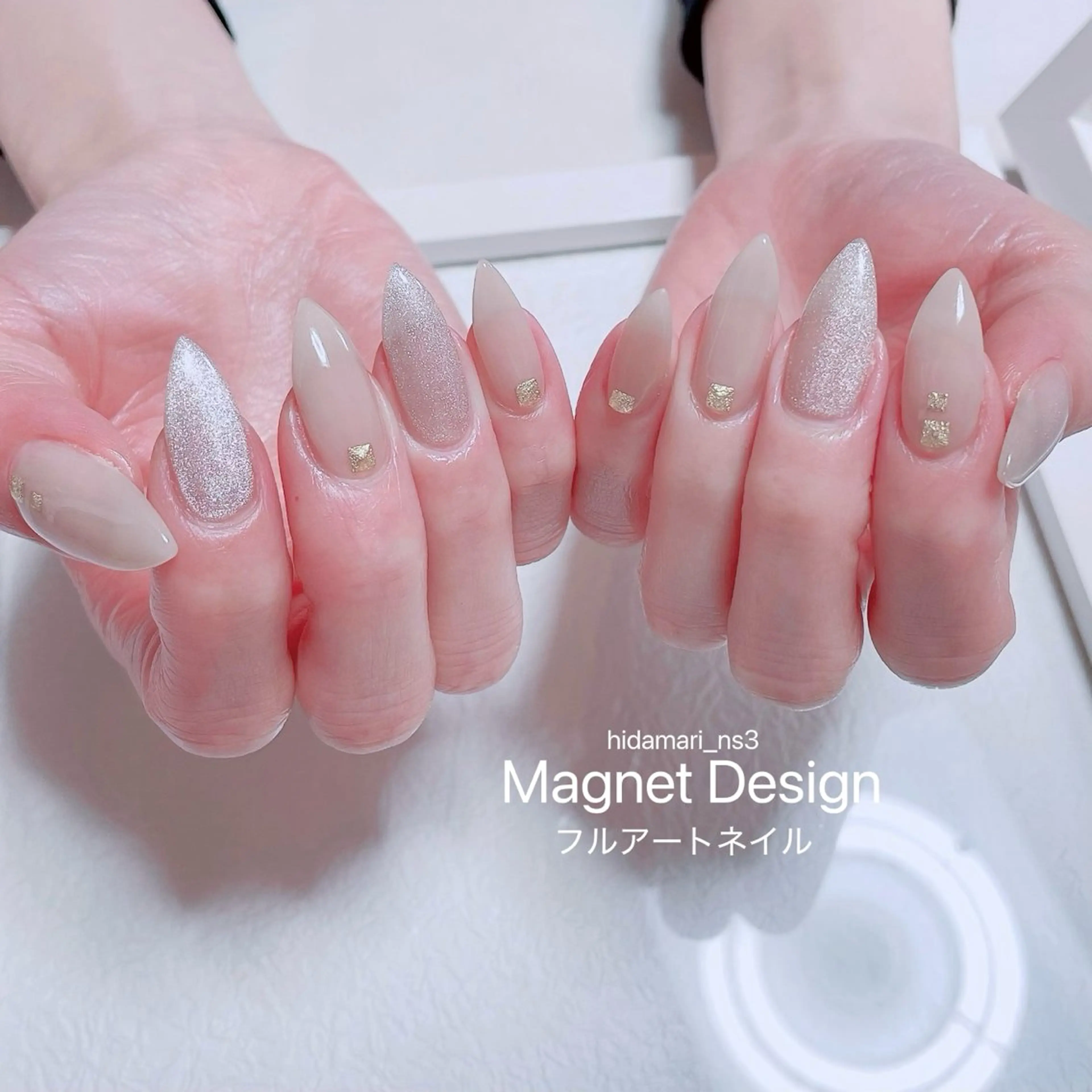 ネイル マグネットネイル NailSalon ひだまりのネイルデザイン