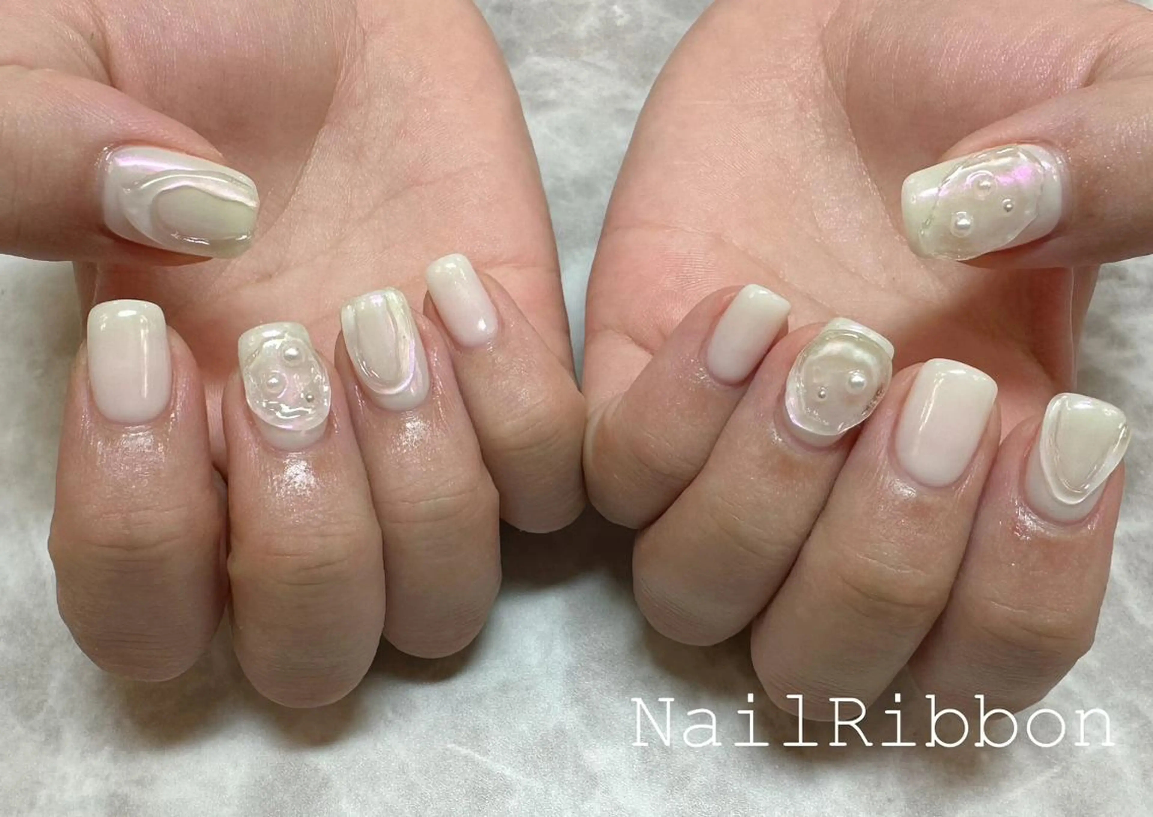 ネイル ネイルリボン 伊藤のネイルデザイン