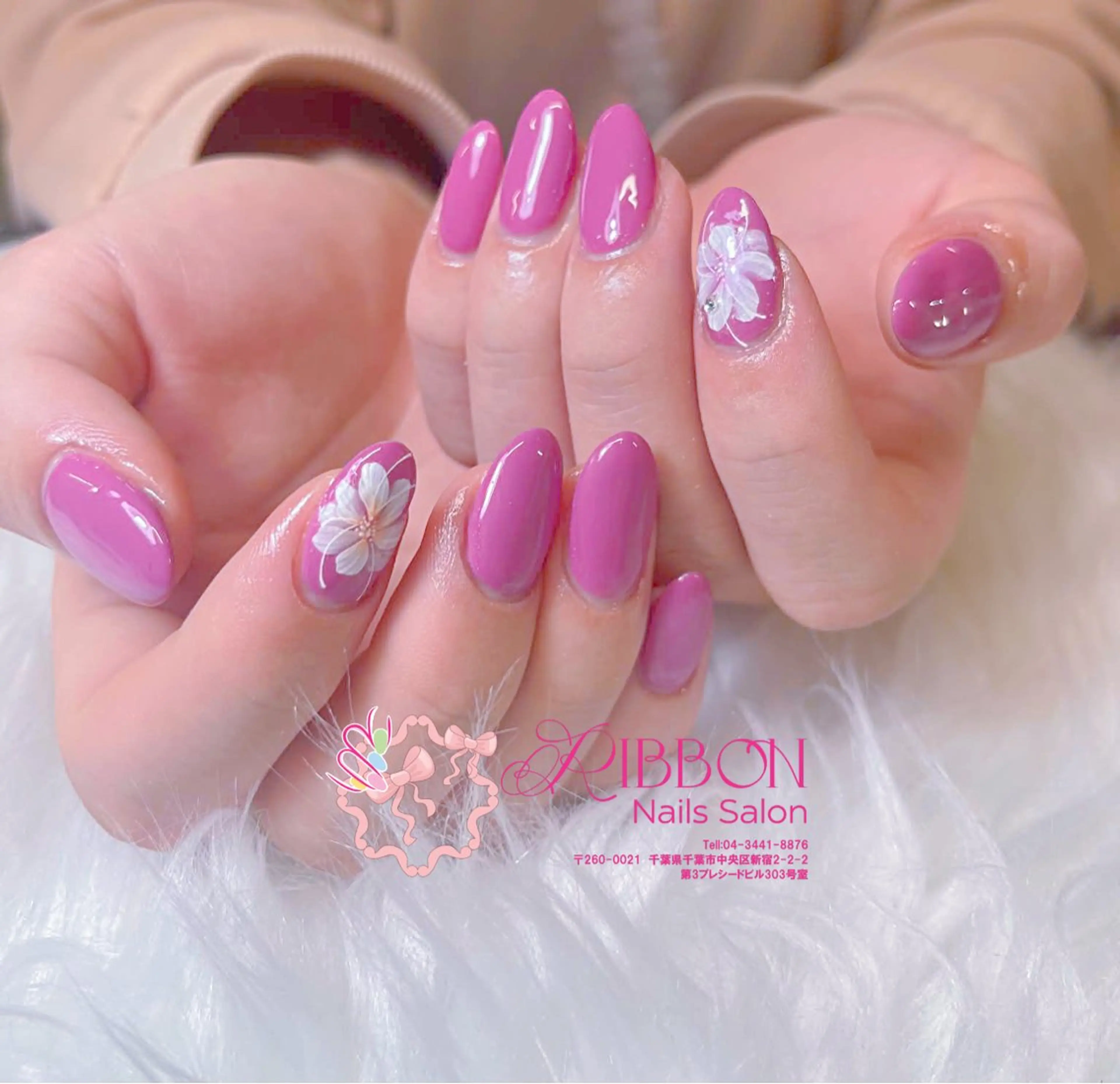 ネイル フレンチネイル ジェルネイル マグネットネイル 持ち込み ニュアンスネイル ハンドネイル Ribbonnail salonのネイルデザイン