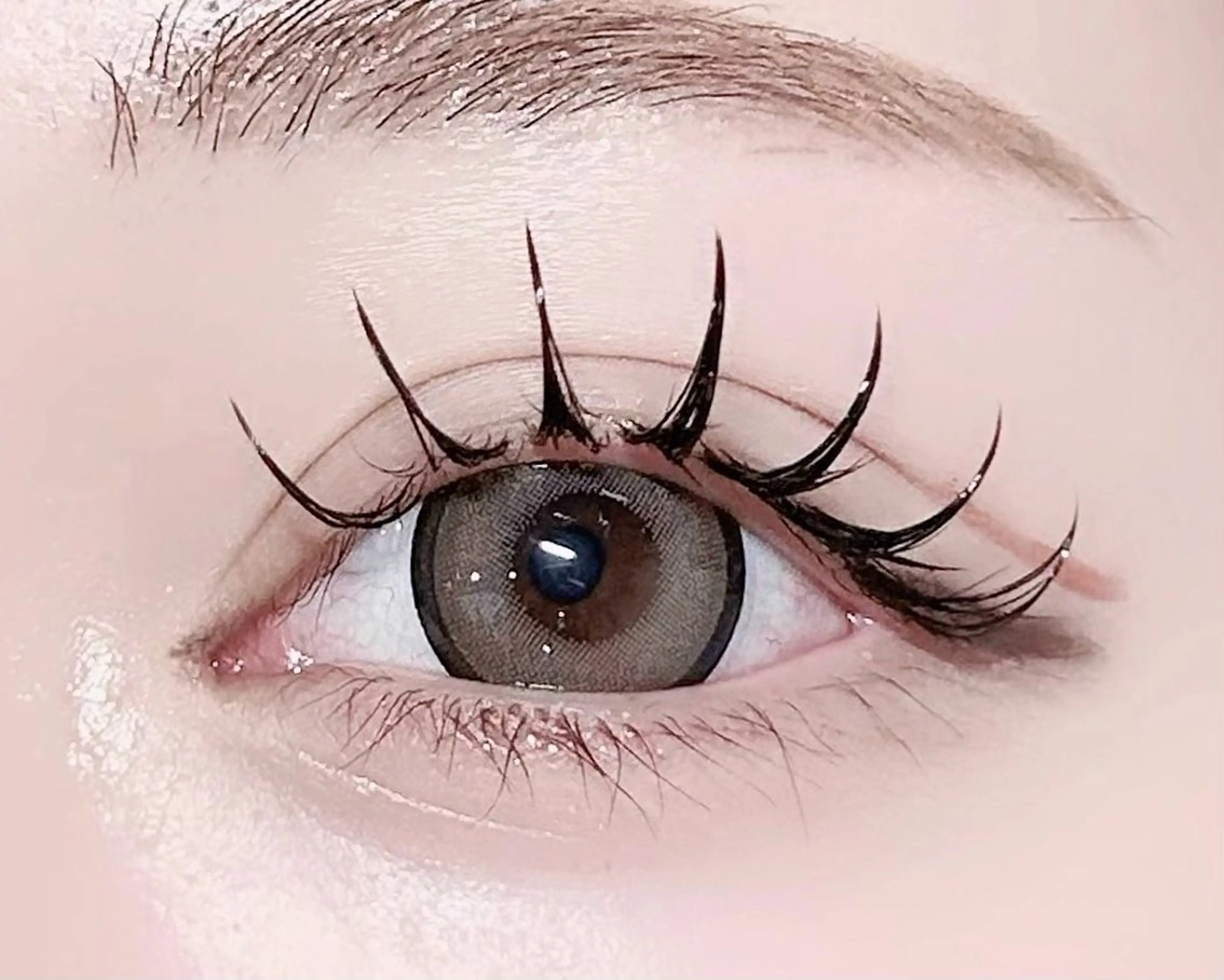 【オフ込み】フラットラッシュ80本🎀(束感仕上げ)の写真