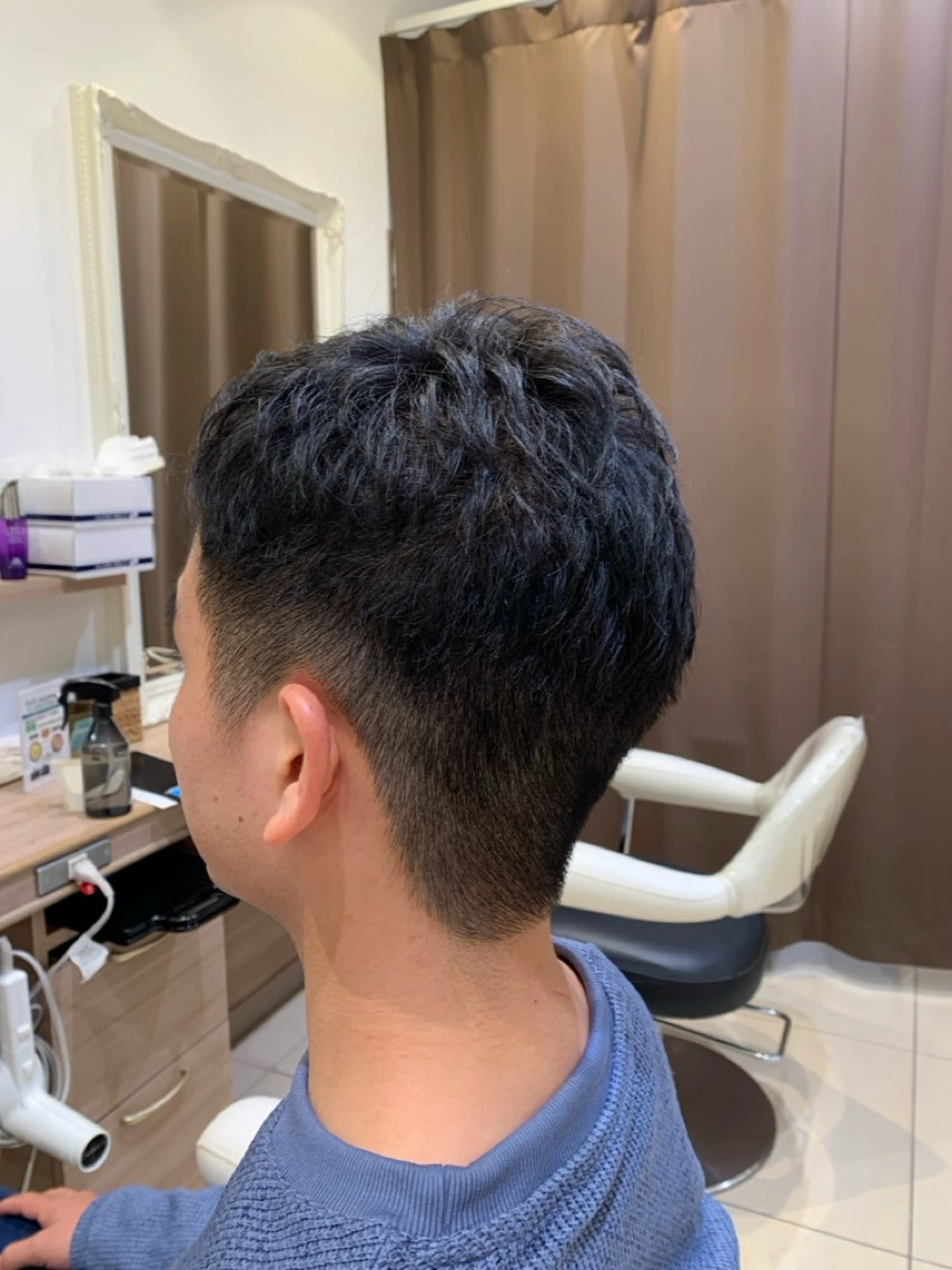 ショート メンズ 野口 虎生 カットモデル募集中のヘアスタイル