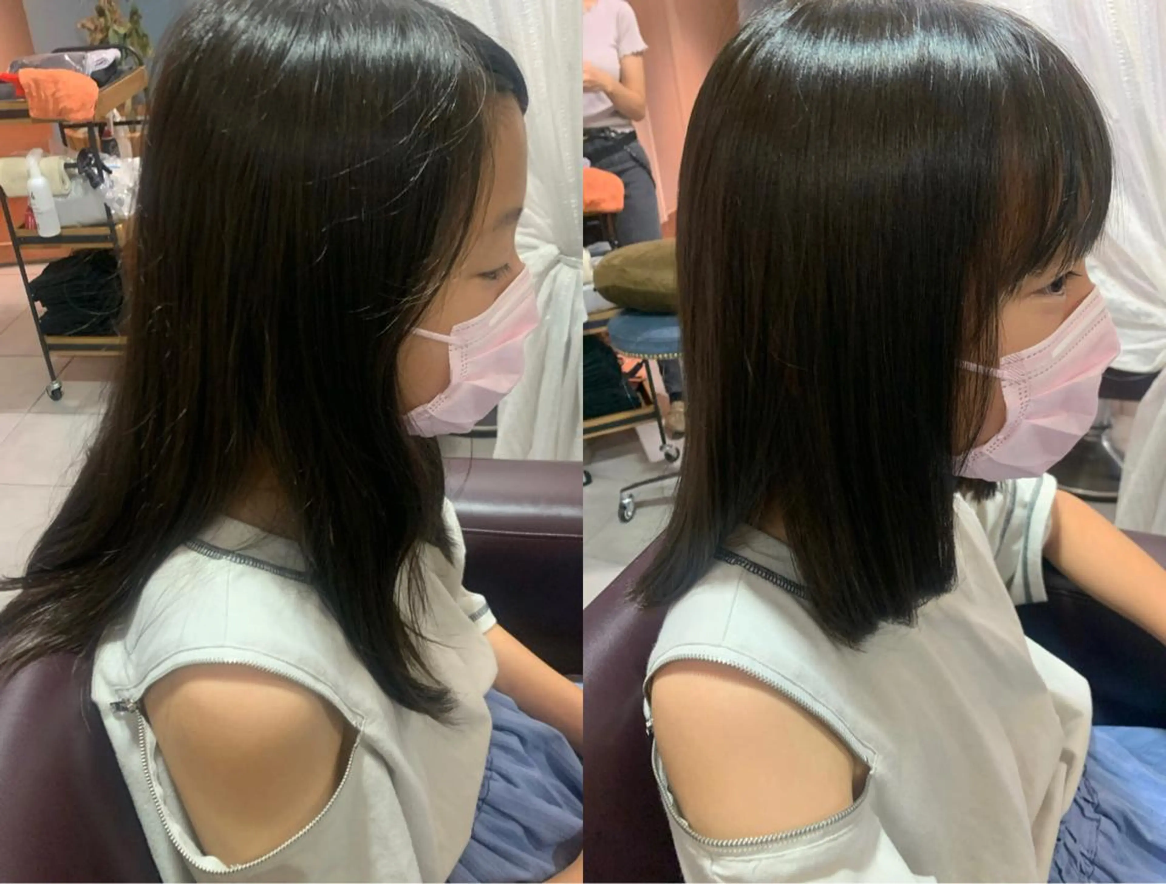 ミディアム 傷ませない縮毛矯正／ 吉岡 美江のヘアスタイル