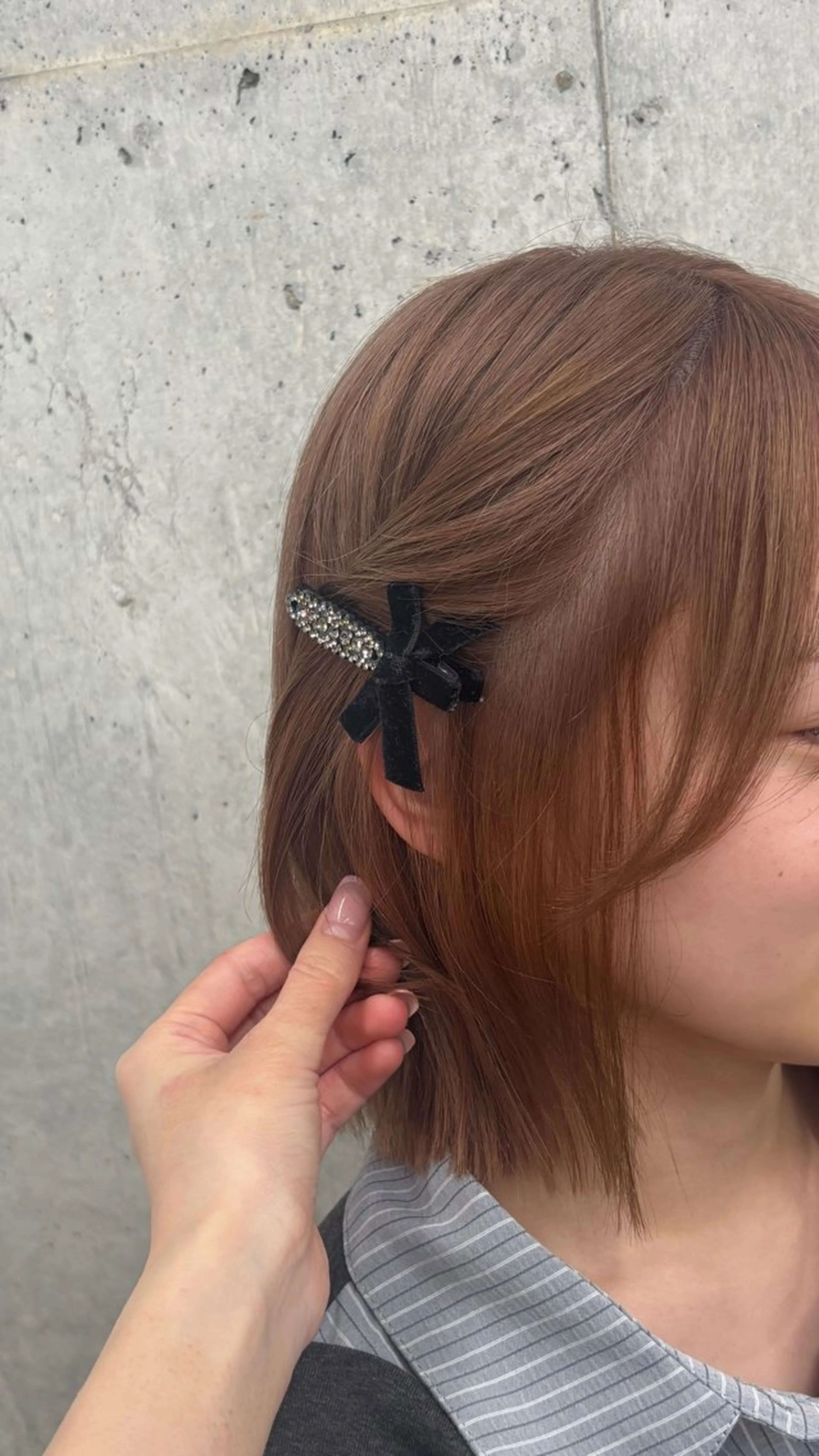 カラー 透明感カラー ヘアカラー Ops hair大名店所属・ブリーチ/ カラー/りおん☘️のヘアスタイル