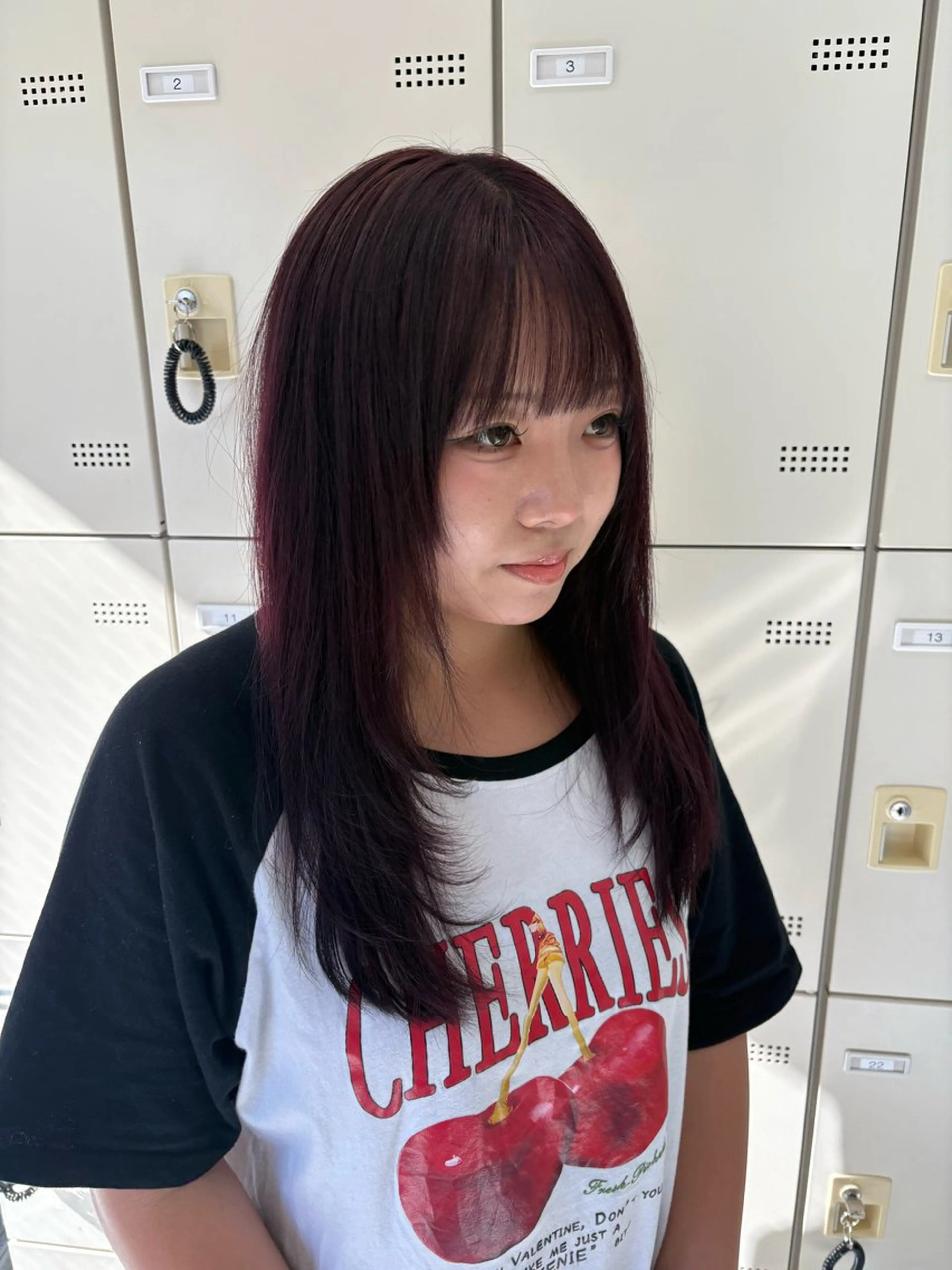 カラー ハイトーン/透明感 艶カラー/SAKI‎のヘアスタイル