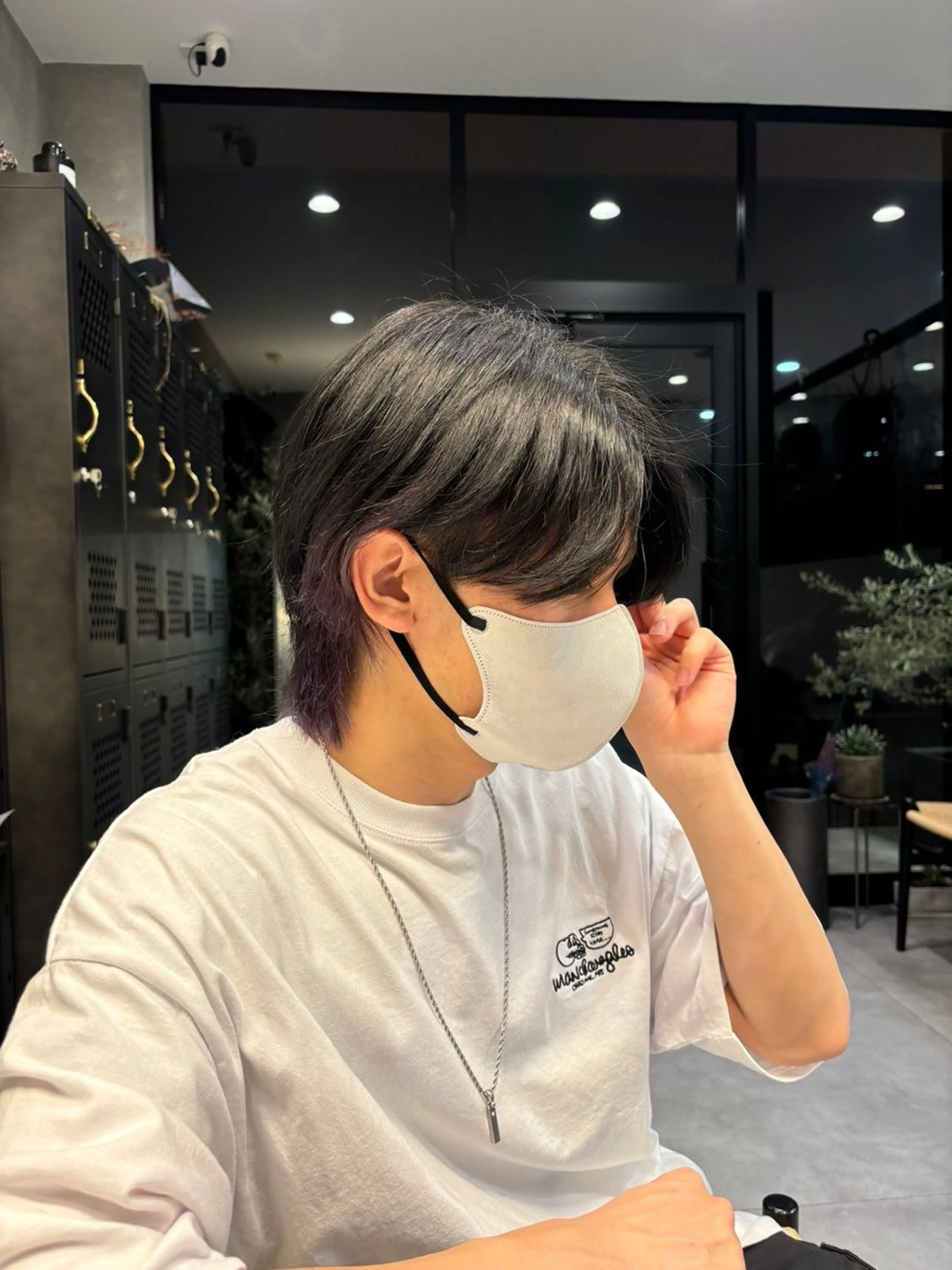 カラー メンズ デザインカラー 水野 志保のヘアスタイル