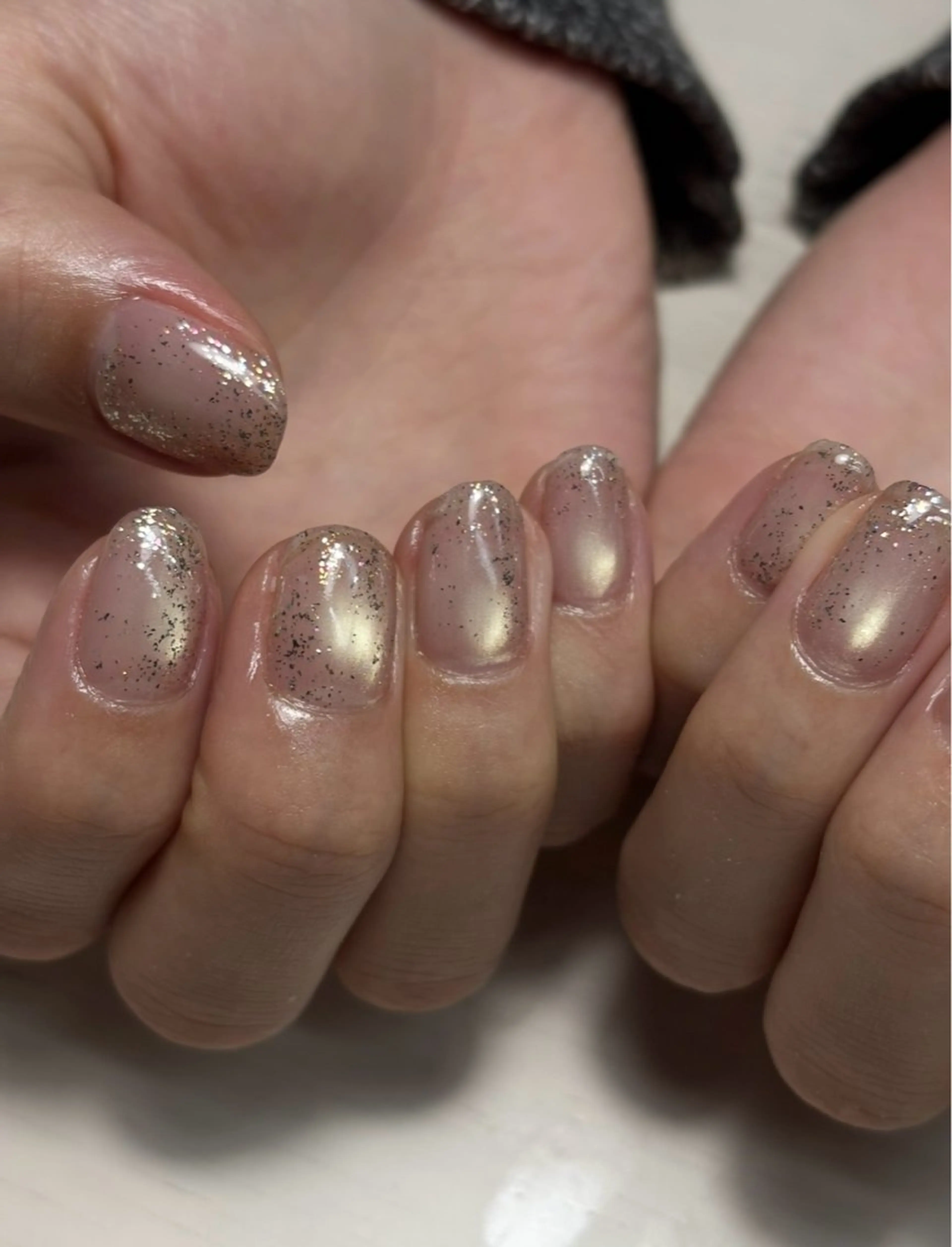 ネイル ラメ(グリッター) マグネットネイル ハンドネイル mumjyu所属・mumjyu MIKAのネイルデザイン