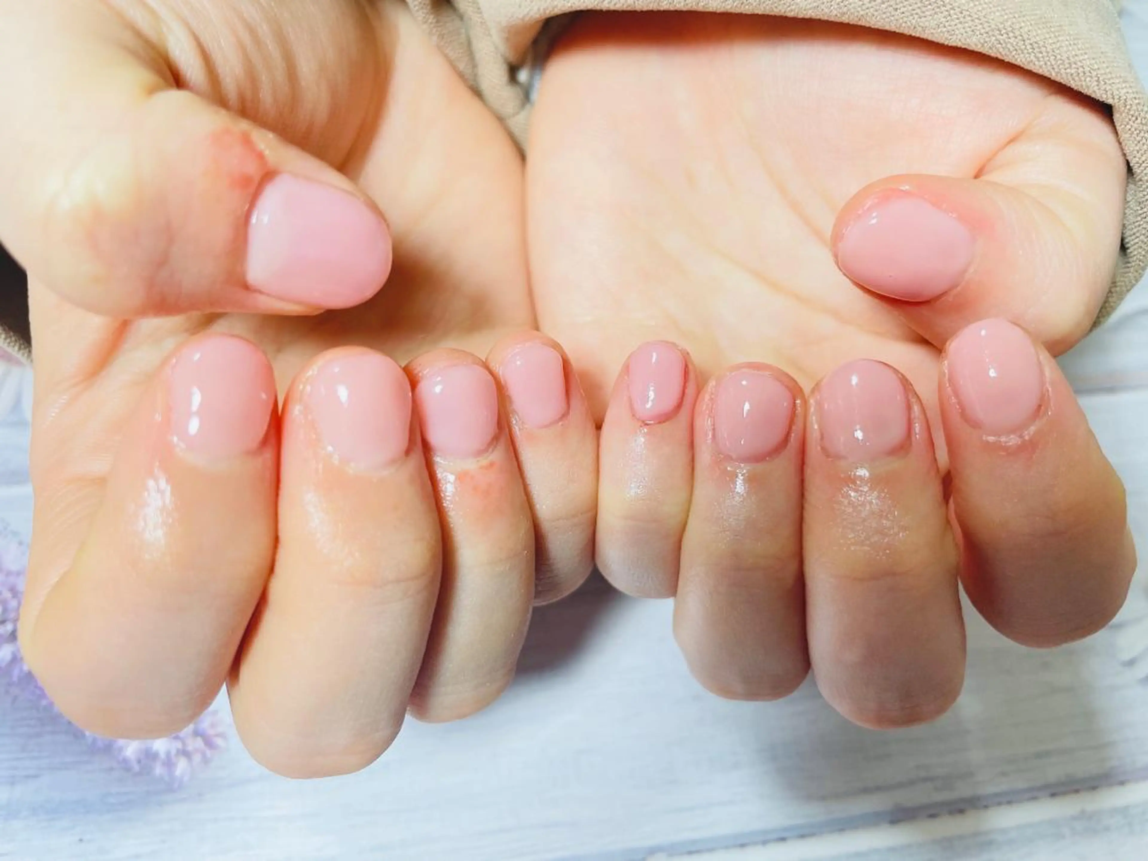 ネイル ワンカラーネイル ハンドネイル nailsalon Rinのネイルデザイン