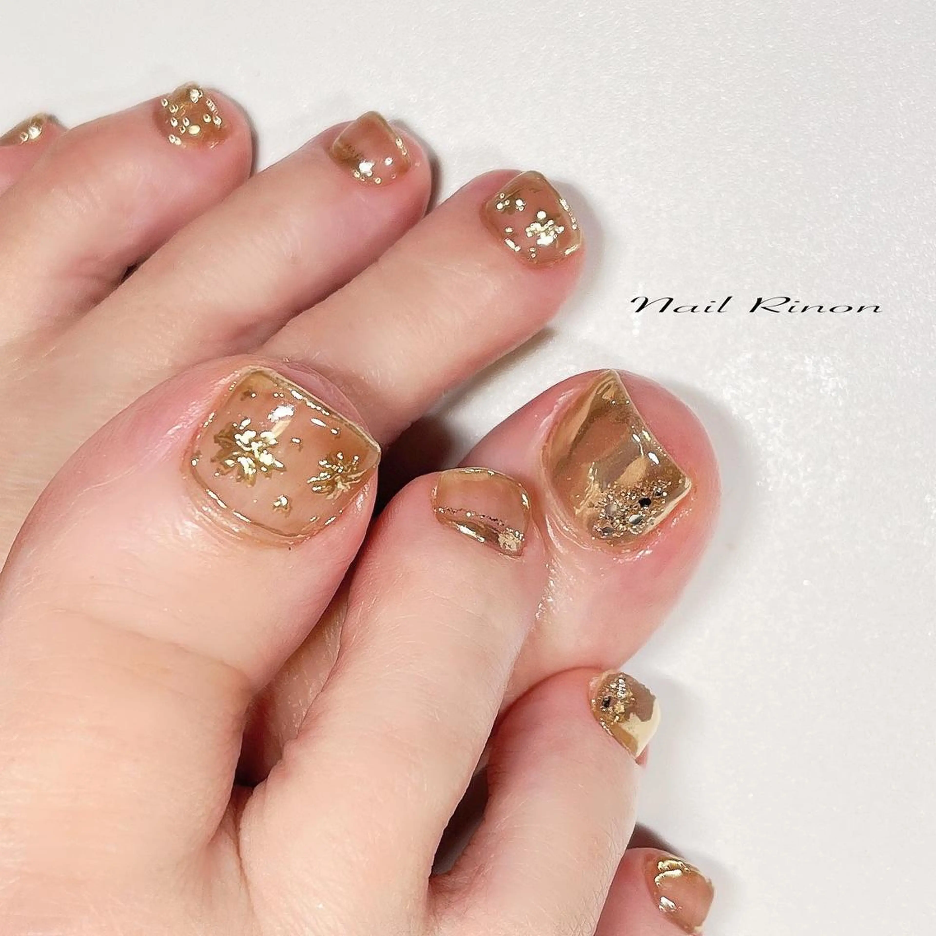 ネイル フットネイル ハンドネイル Nail Rinonのネイルデザイン