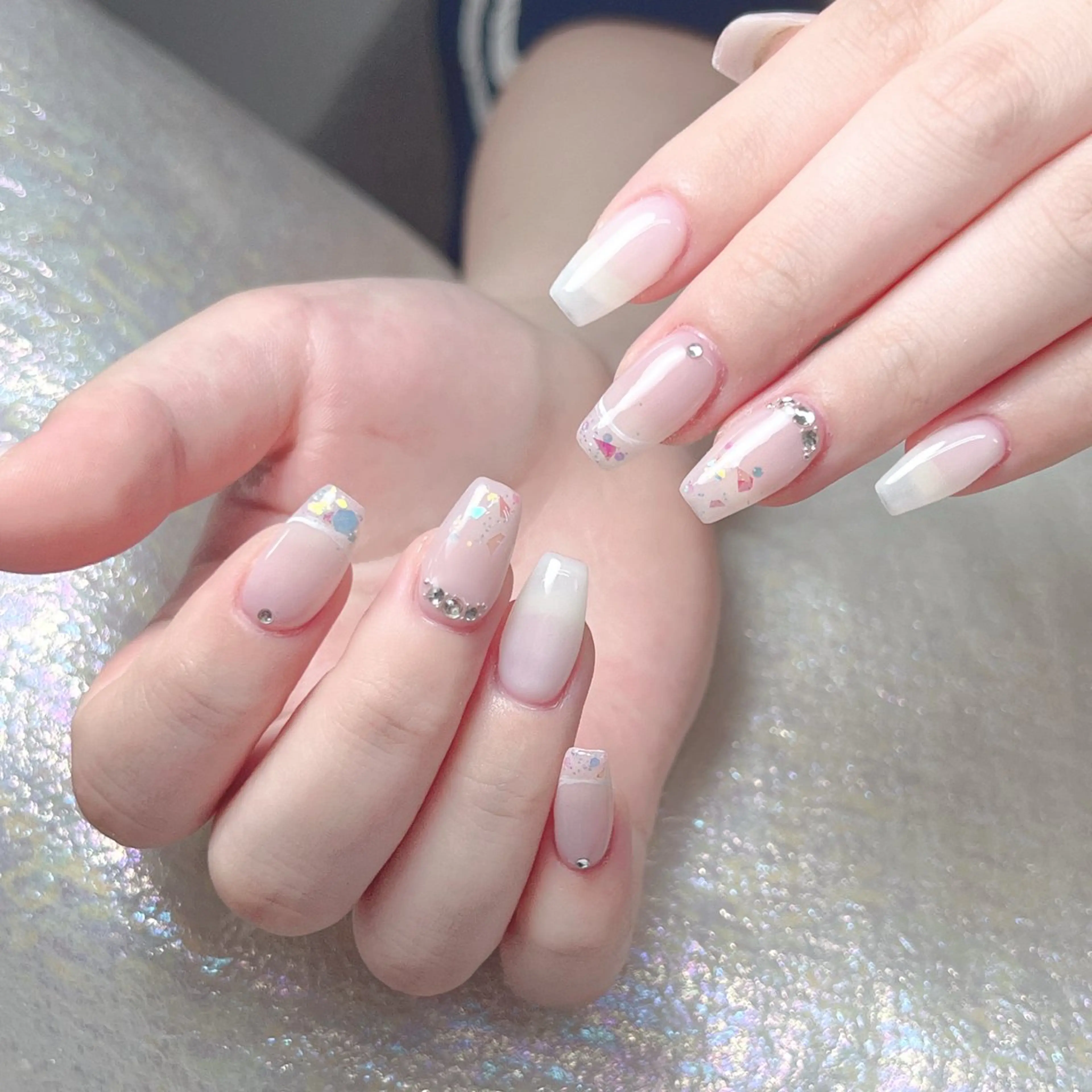 ネイル 長いだし/スカルプ/ パラシェルN.oneのネイルデザイン