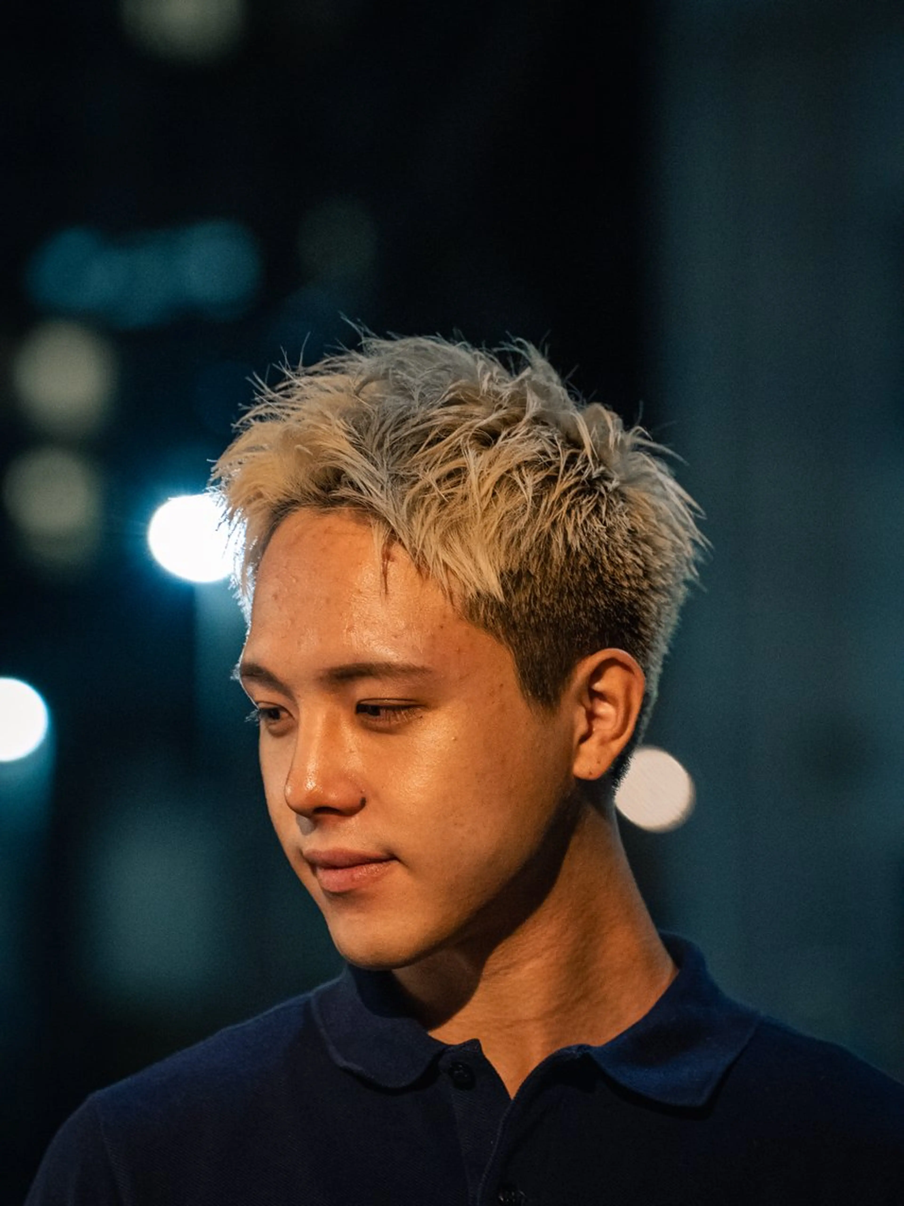 ショート カラー パーマ メンズ 刈り上げ 🔗メンズサロン🔗 Kieのヘアスタイル