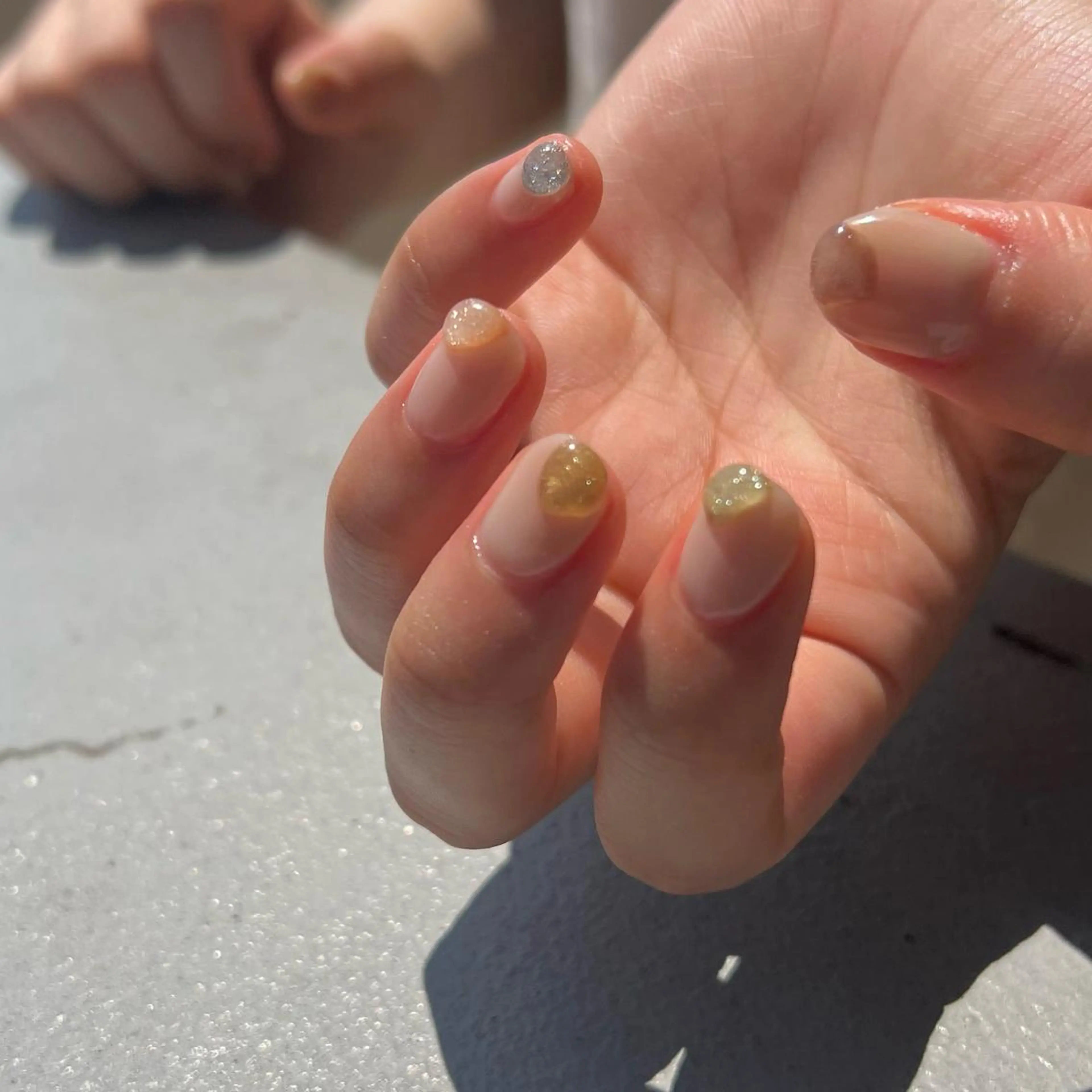 ネイル ハンドネイル 《ニュアンスネイル》 risaのネイルデザイン