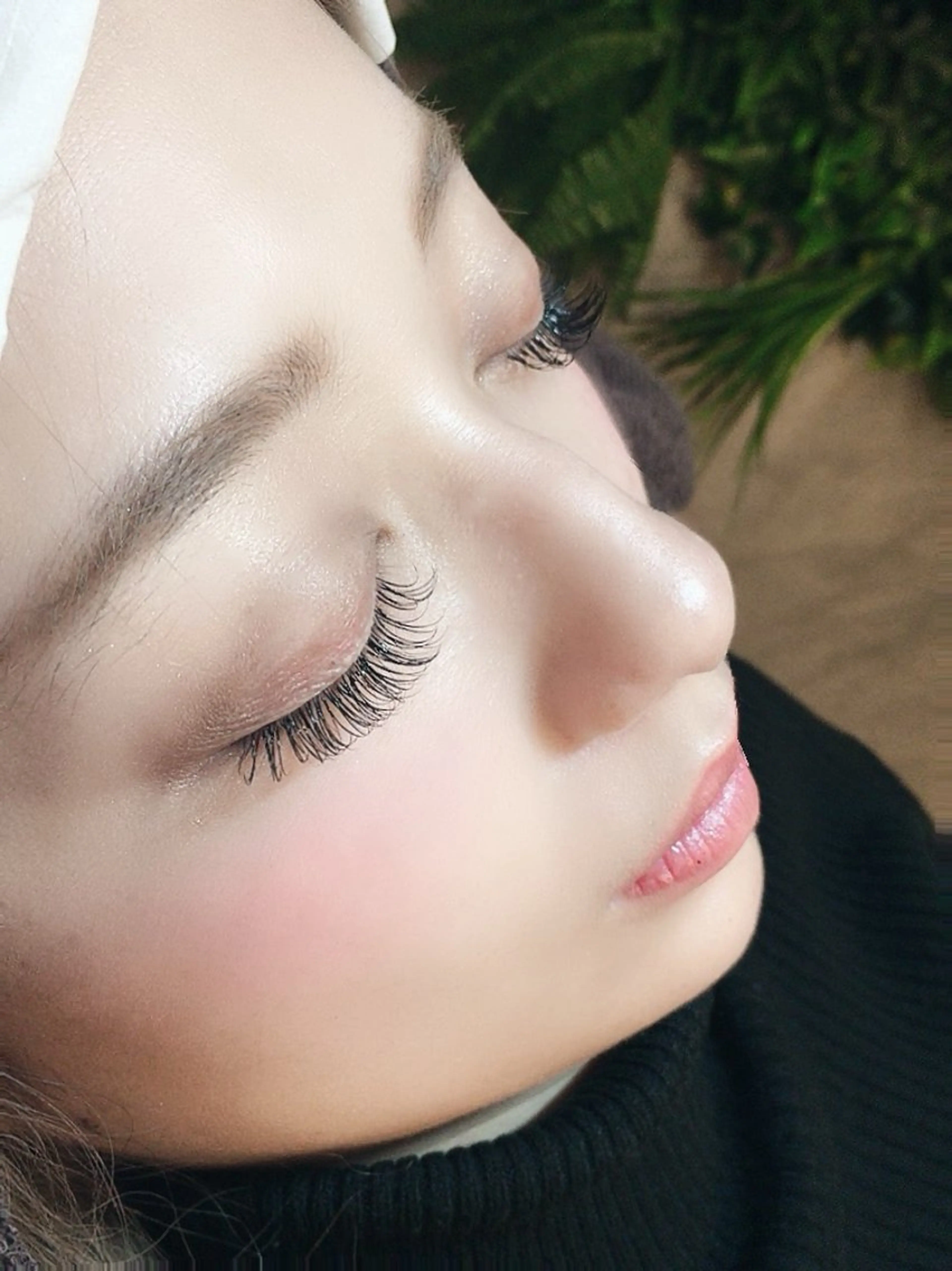 フラットラッシュ 100本 アイシャンプー＆コーティング付き オフ込みの写真