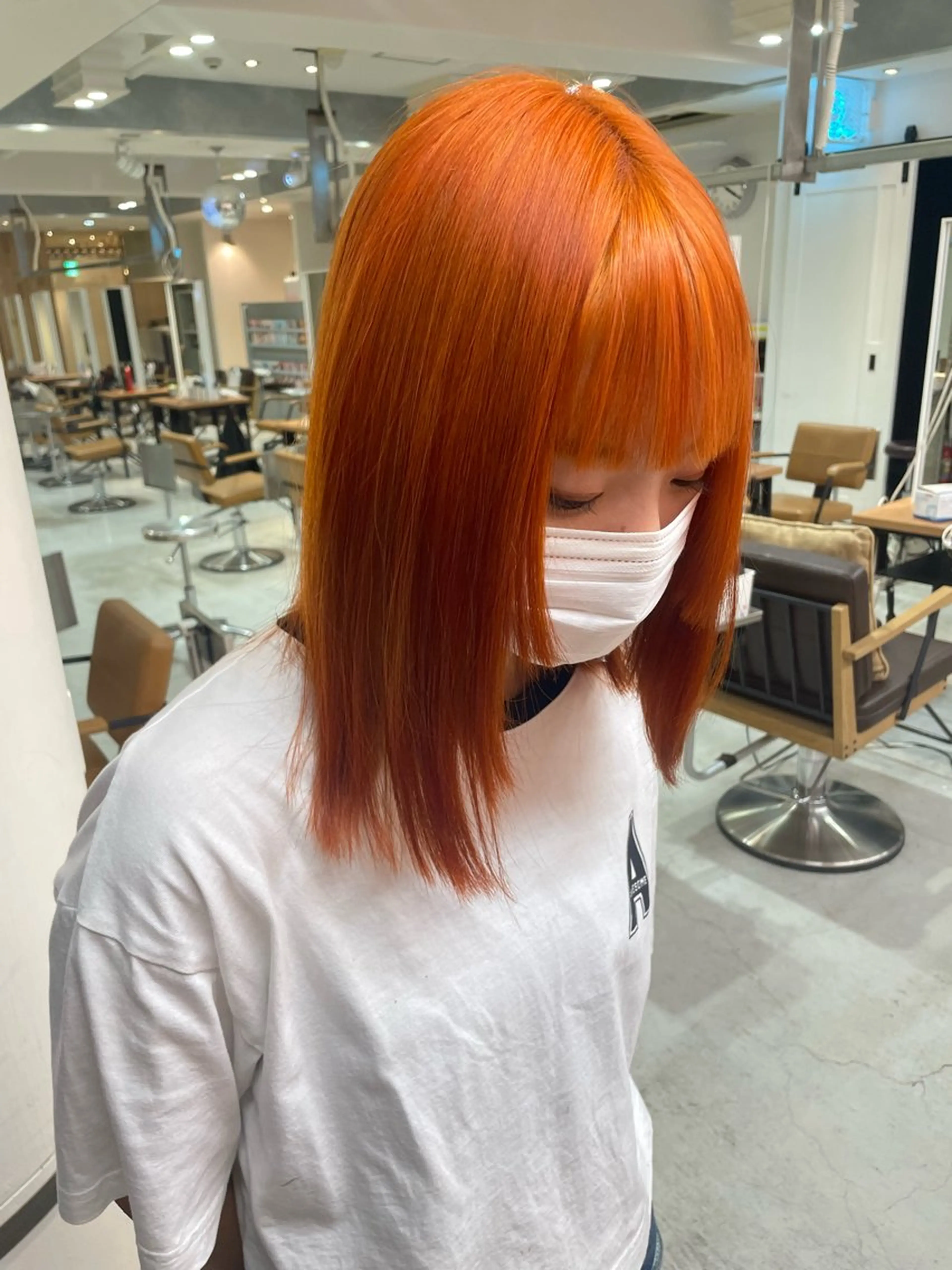 ミディアム F-CODE所属・🌶推しカラー RINA🌶´-のヘアスタイル