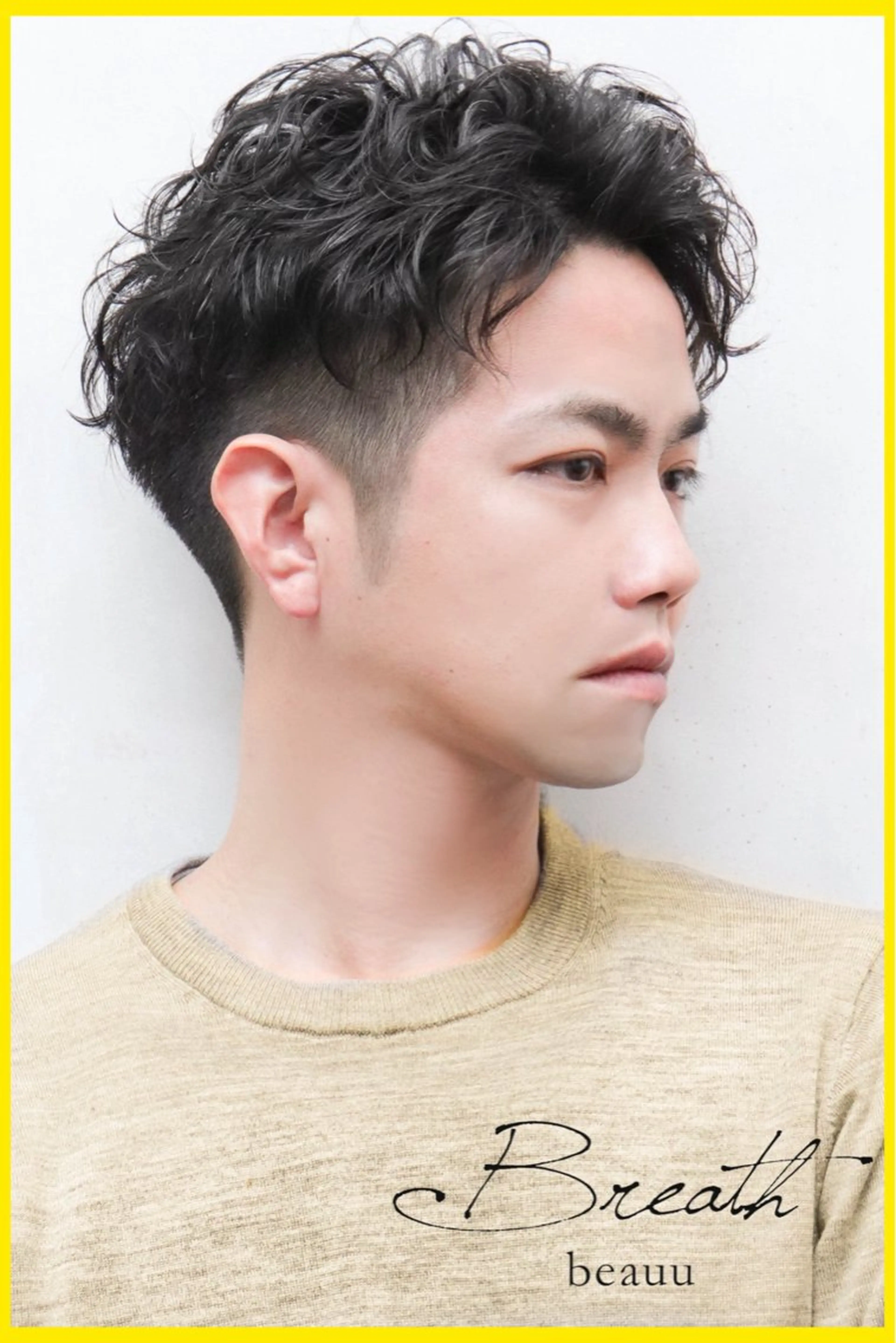 ショート ヘアアレンジ メンズ Breath beauu Kobe 神戸 三宮【ブレス ボー コウベ】所属・二ツ石 舞幸のヘアスタイル