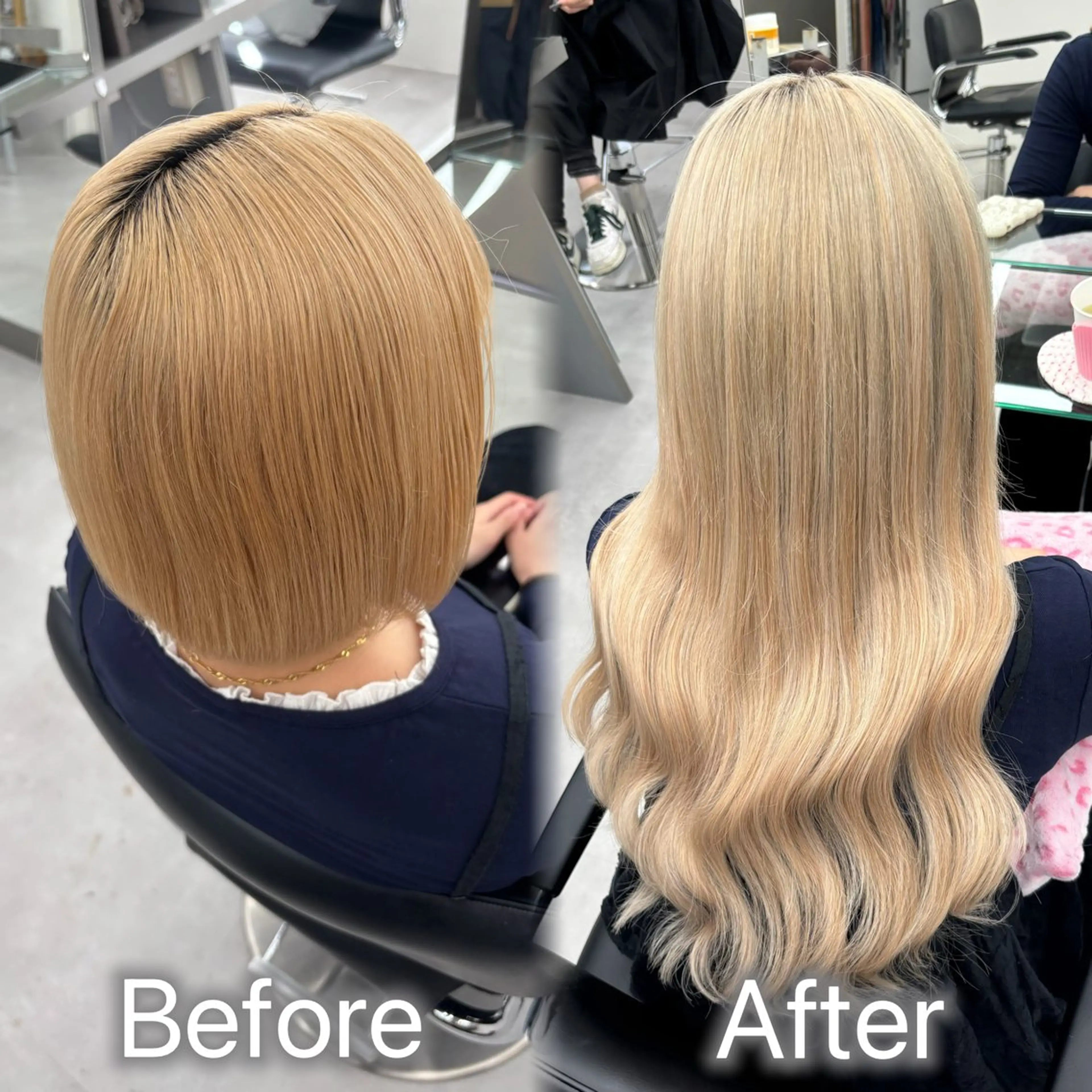 ロング カラー ヘアアレンジ メンズ シールエクステ エクステ カット ヘアカラー エクステ ヘアセット シールエクステ🎀 羽エクステ🌙しぇるのヘアスタイル