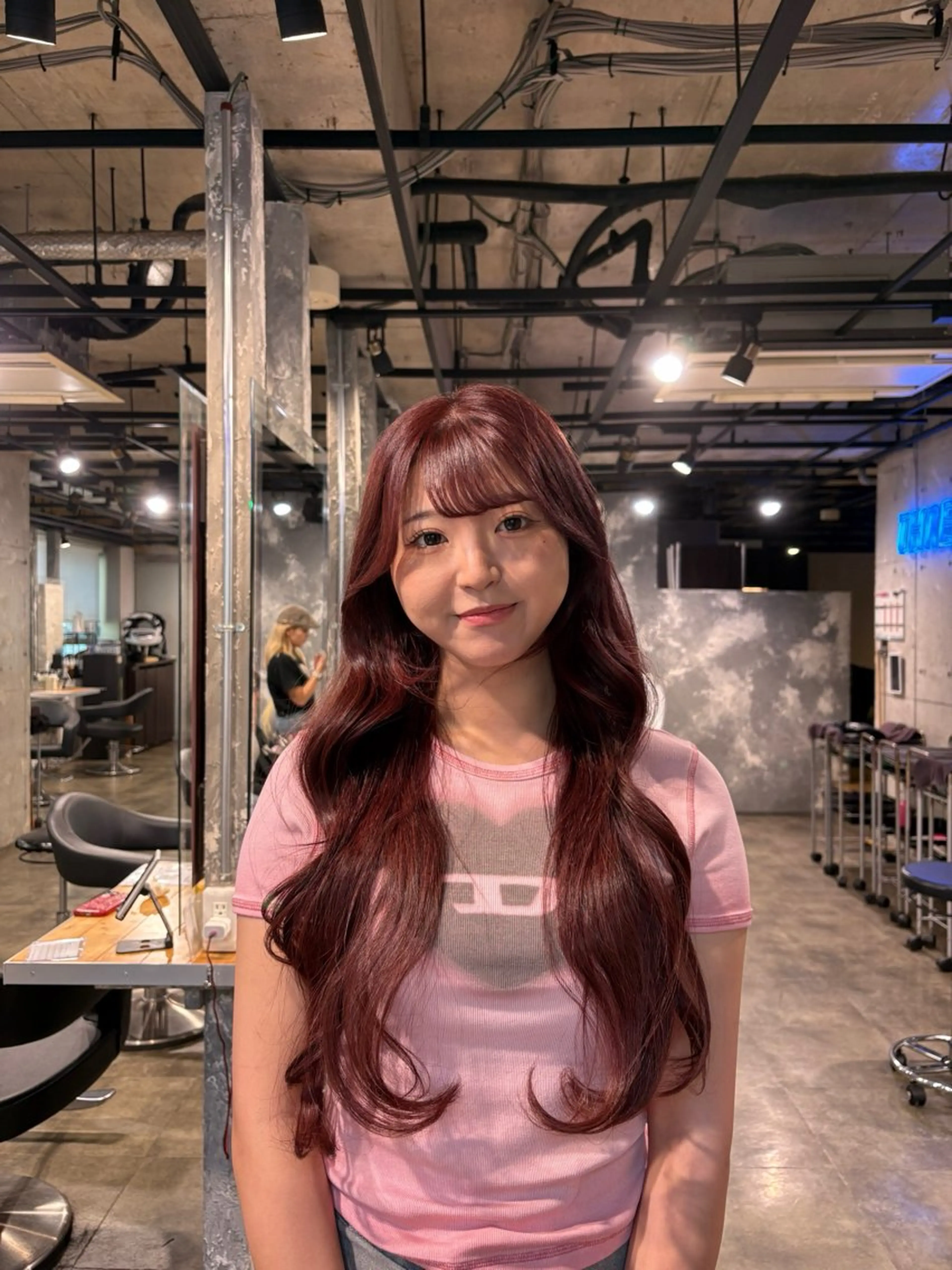 カラー ヘアカラー トリートメント 透明感ベージュ🤎 ナチュラルレイヤーのヘアスタイル