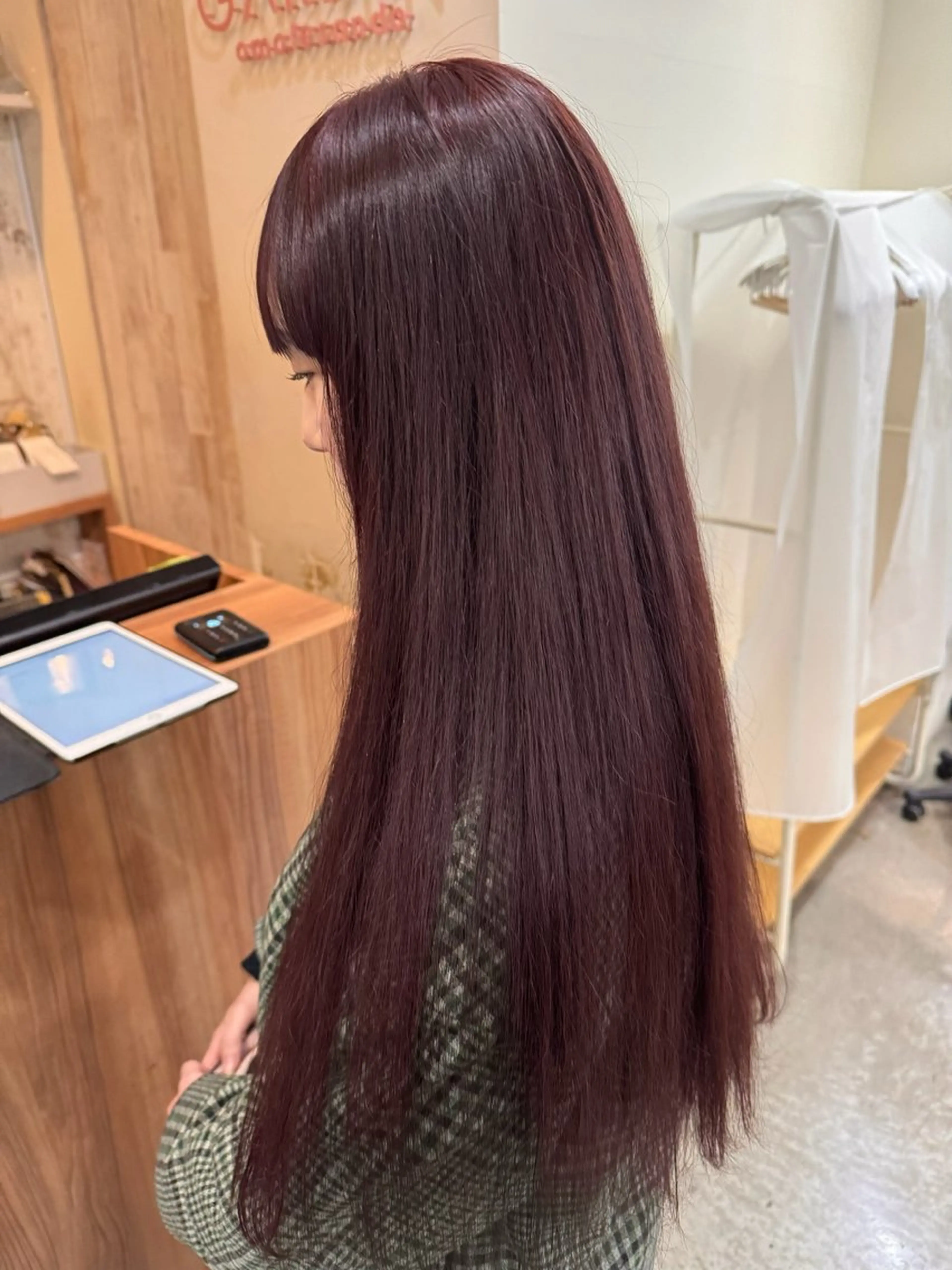 セミロング カラー ヘアカラー トリートメント 松本優香/ボブ/ダ ブルカラー/髪質改善のヘアスタイル