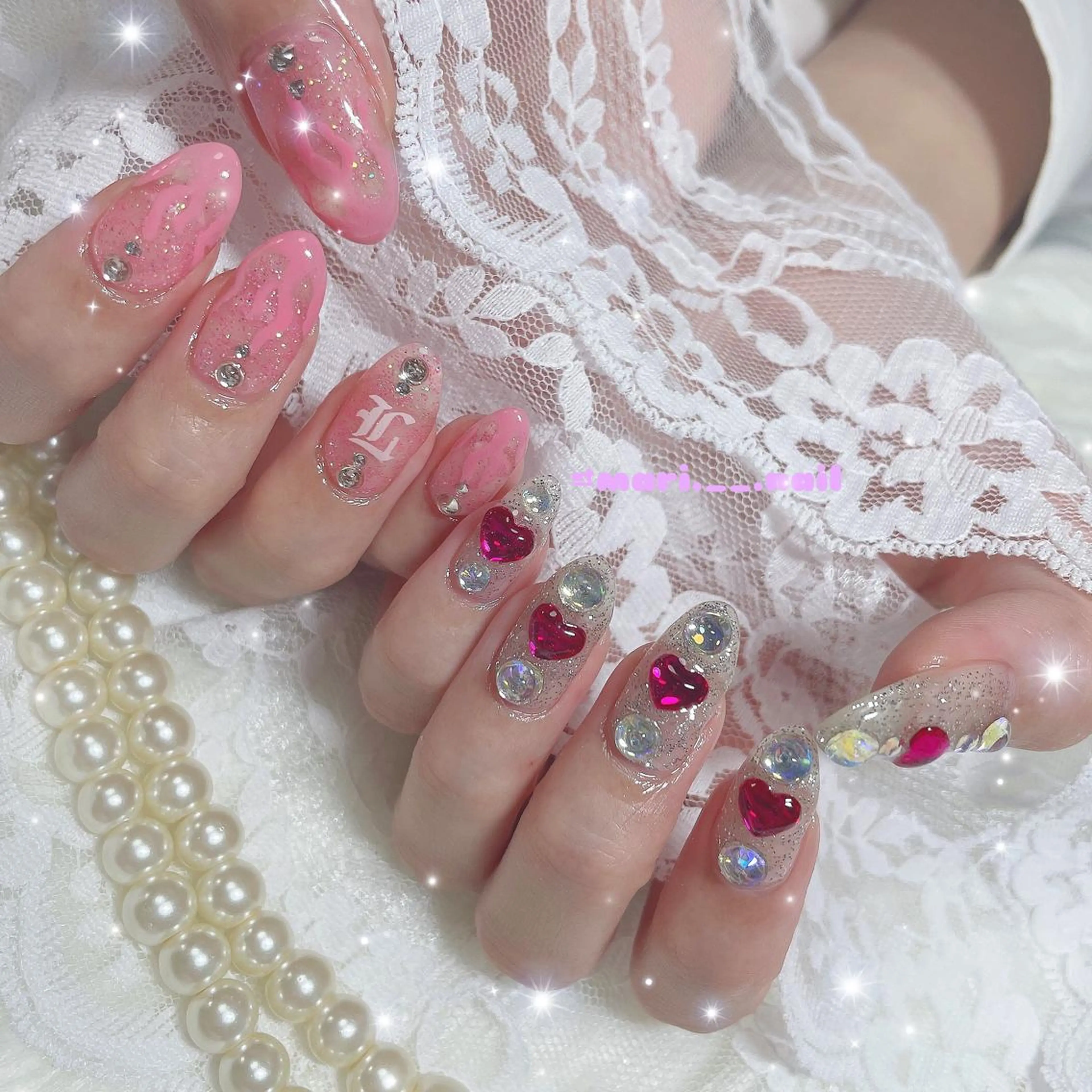 ネイル 🎀 Mayu 🎀痛ネイルのネイルデザイン