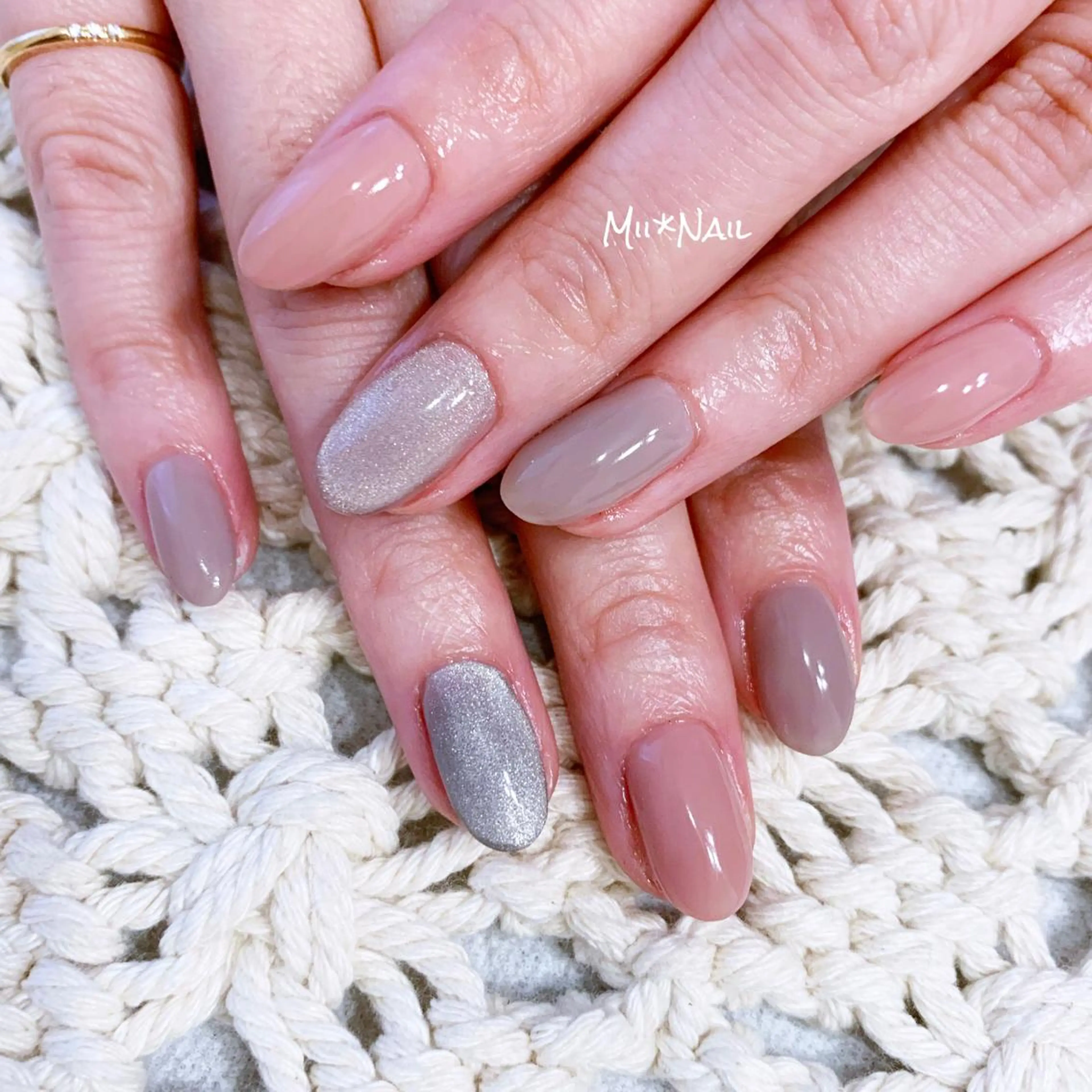 ネイル マグネットネイル MII*NAIL／ 美フォルムsalonのネイルデザイン