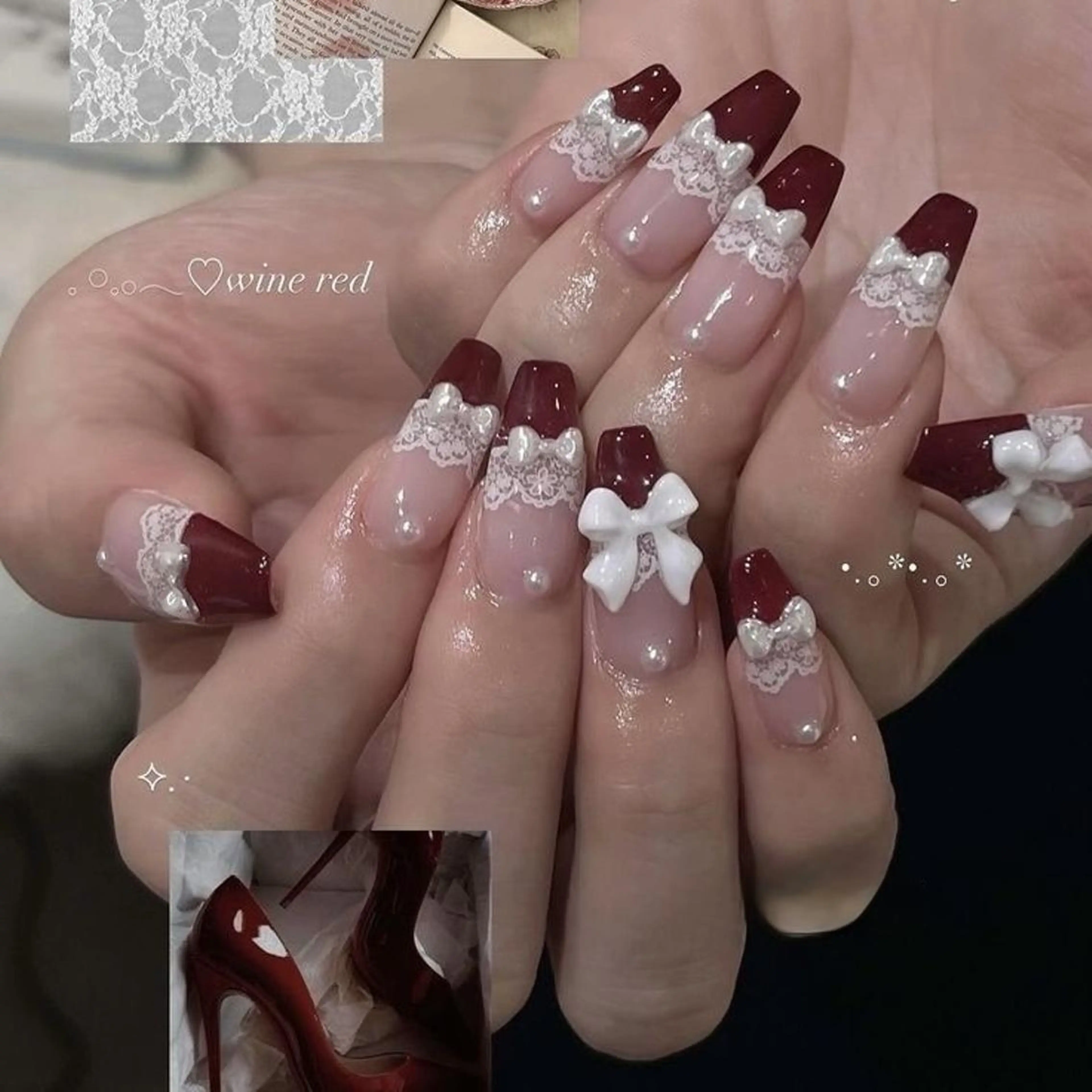 ネイル 長さ出し フレンチネイル グラデーション 卒業式 マグネットネイル ハンドネイル MIHANA NAILのネイルデザイン