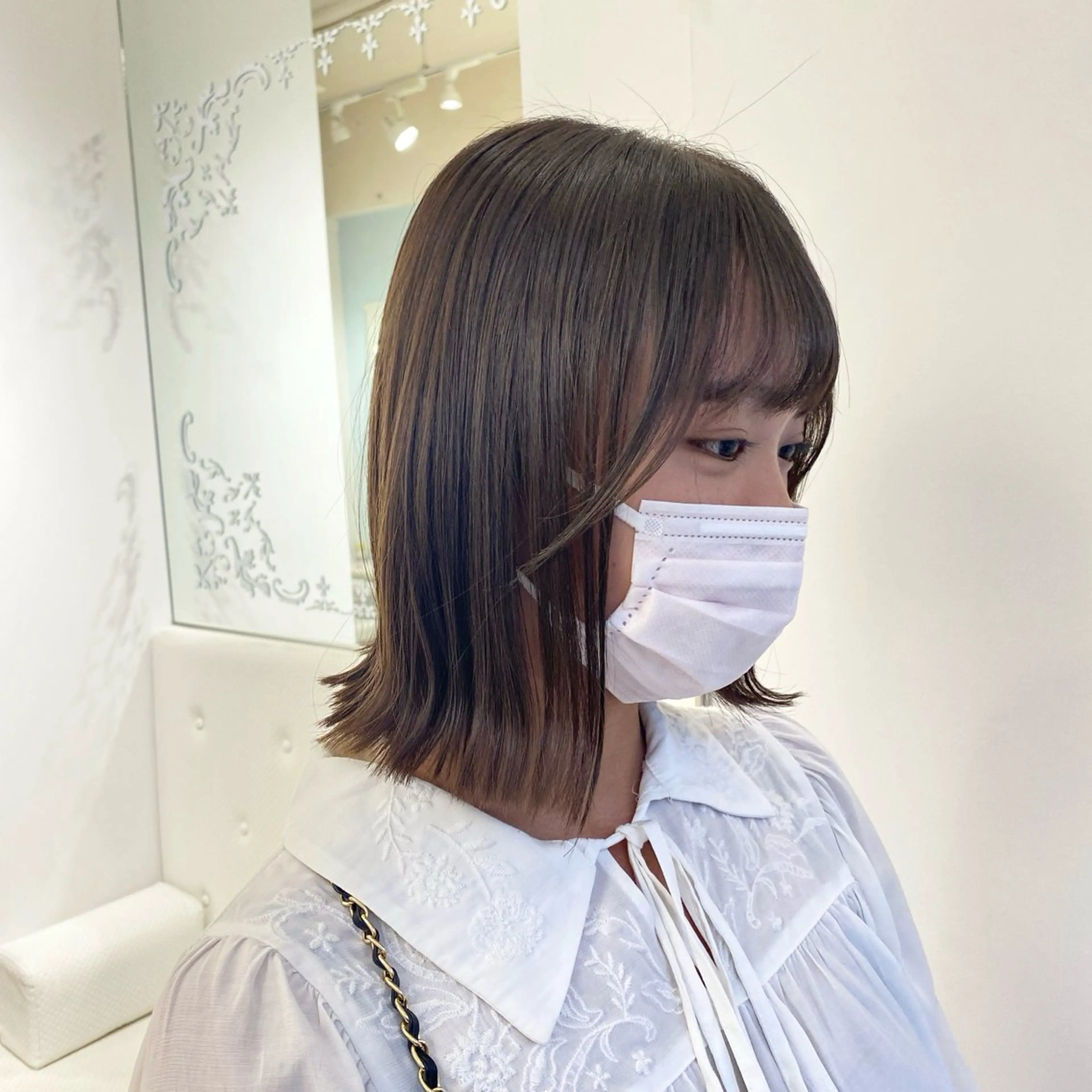 ミディアム カラー カット ヘアカラー ParveMix 🪽鳥取彩花のヘアスタイル