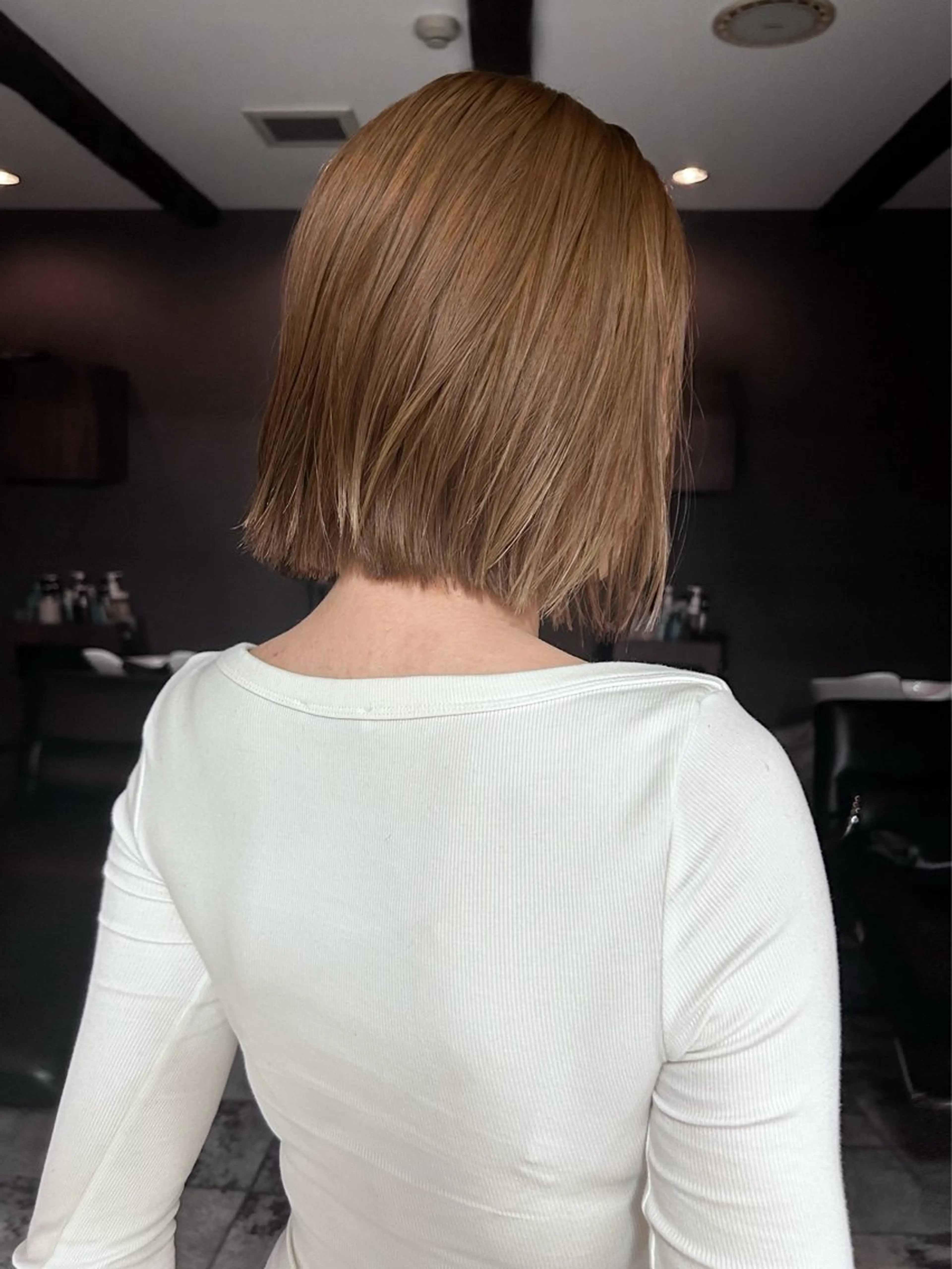 ミディアム ヘアカラー kyoka/レイヤー /ハッシュカットのヘアスタイル