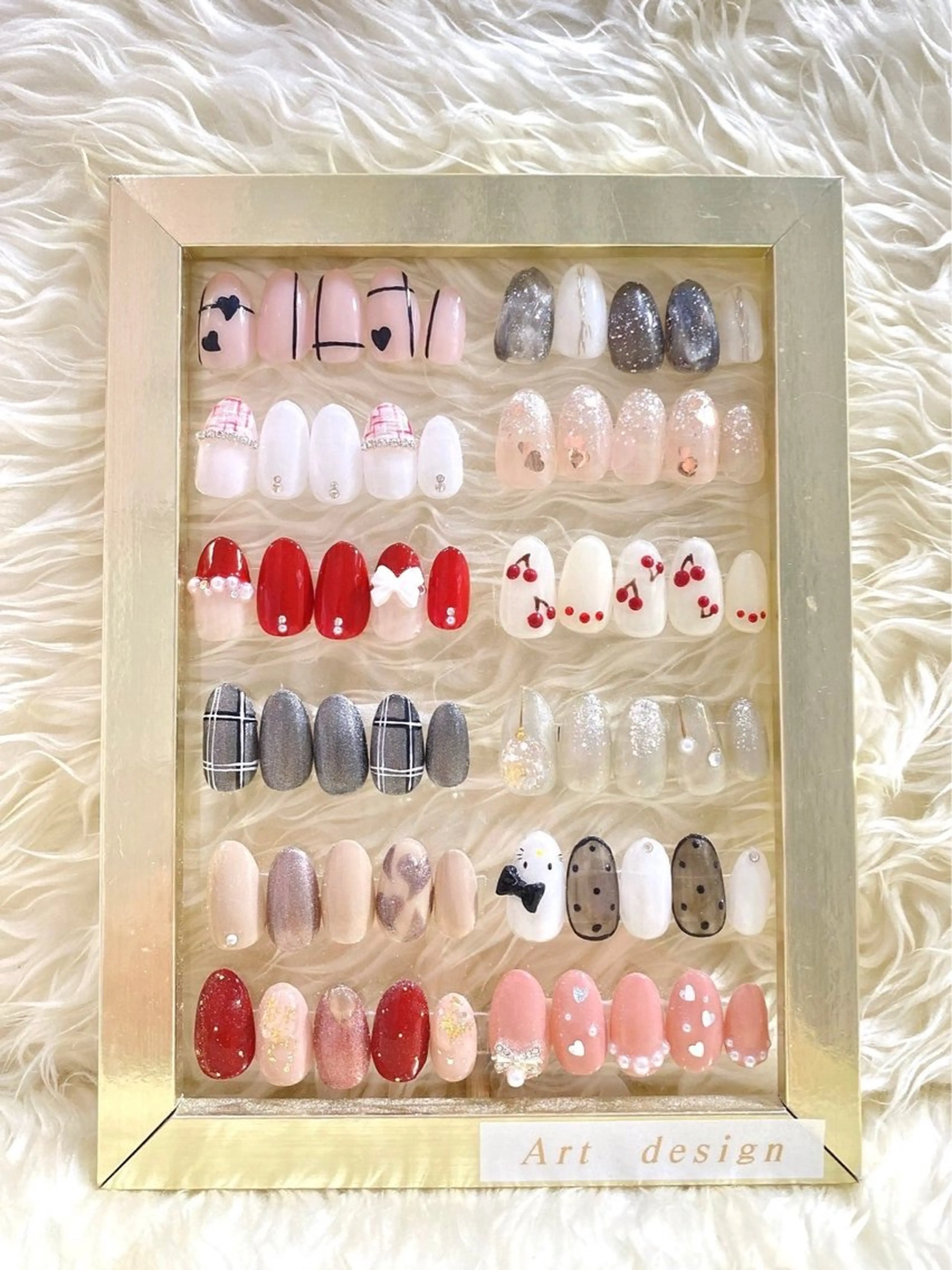 ネイル 長さ出し フレンチネイル ジェルネイル グラデーション ハート ハンドネイル Nail&eye Belire 新宿のネイルデザイン