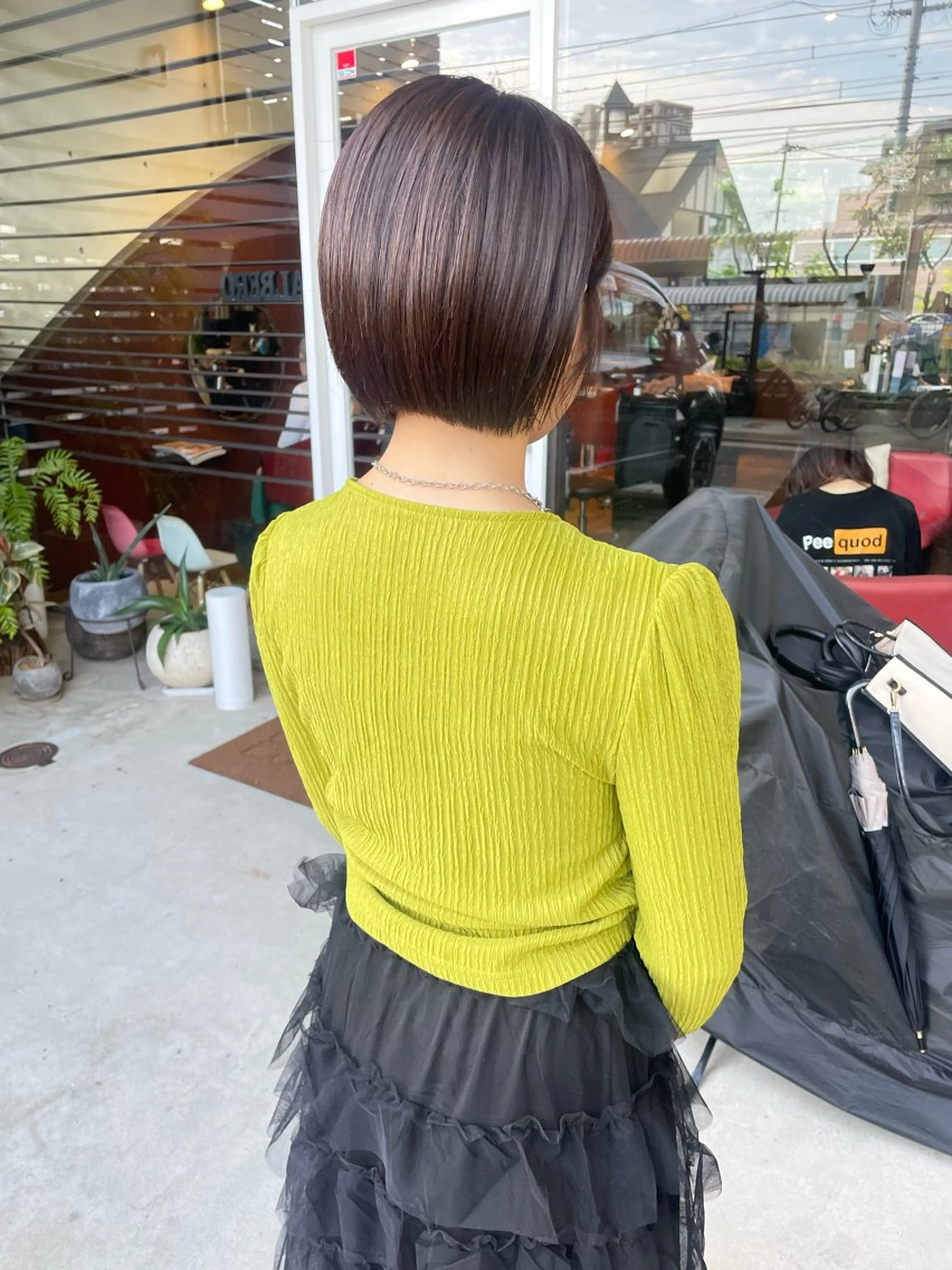 ショート カラー カット ヘアカラー トリートメント hair  design  ALBERO所属・日高 香織のヘアスタイル