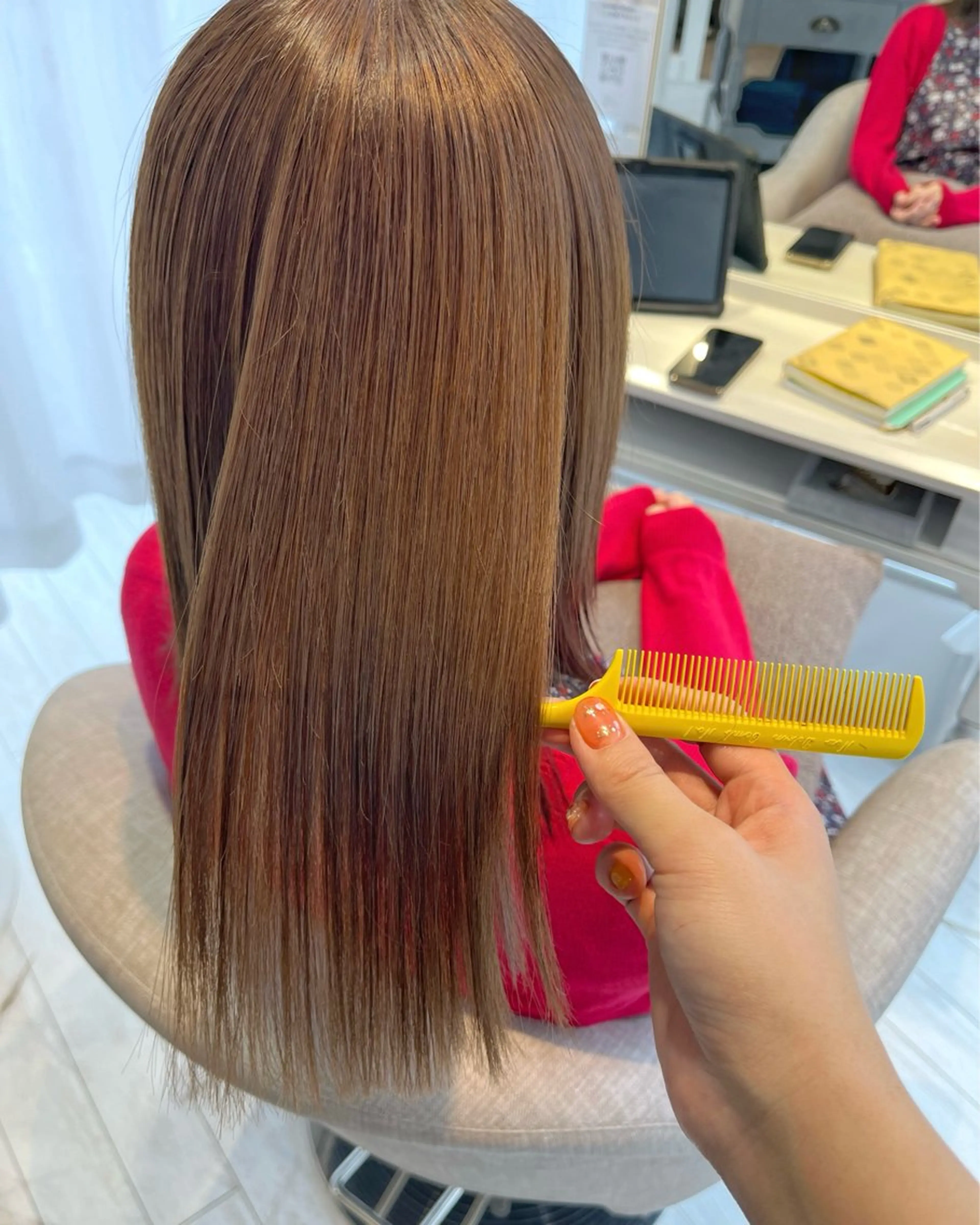 カット+ノンアルカリ髪質改善+2stepトリートメント🌷の写真