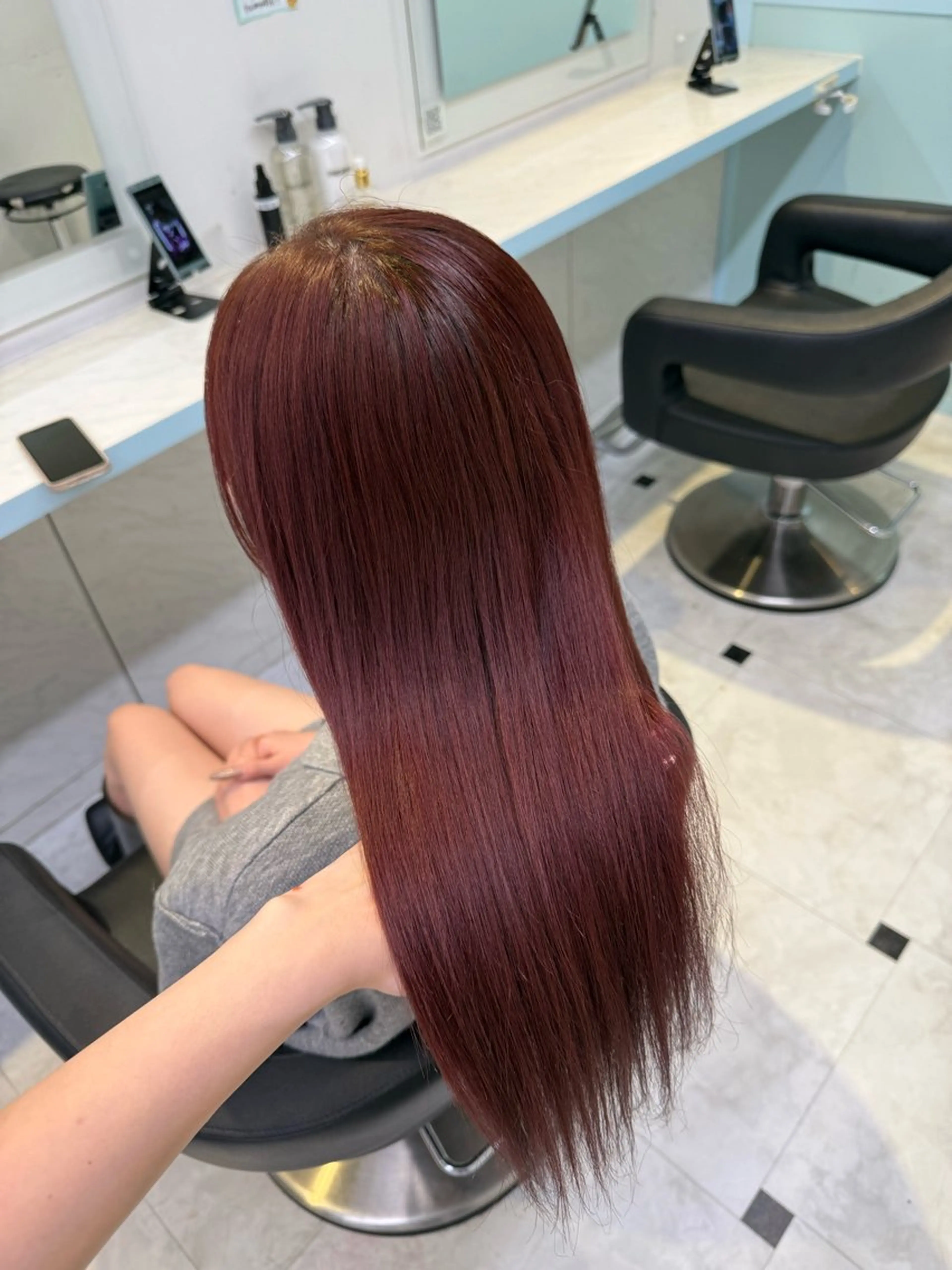 カラー ヘアカラー トリートメント ヘッドスパ ヘアセット 🍒♡艶髪暖色カラー saaya♡🍒のヘアスタイル