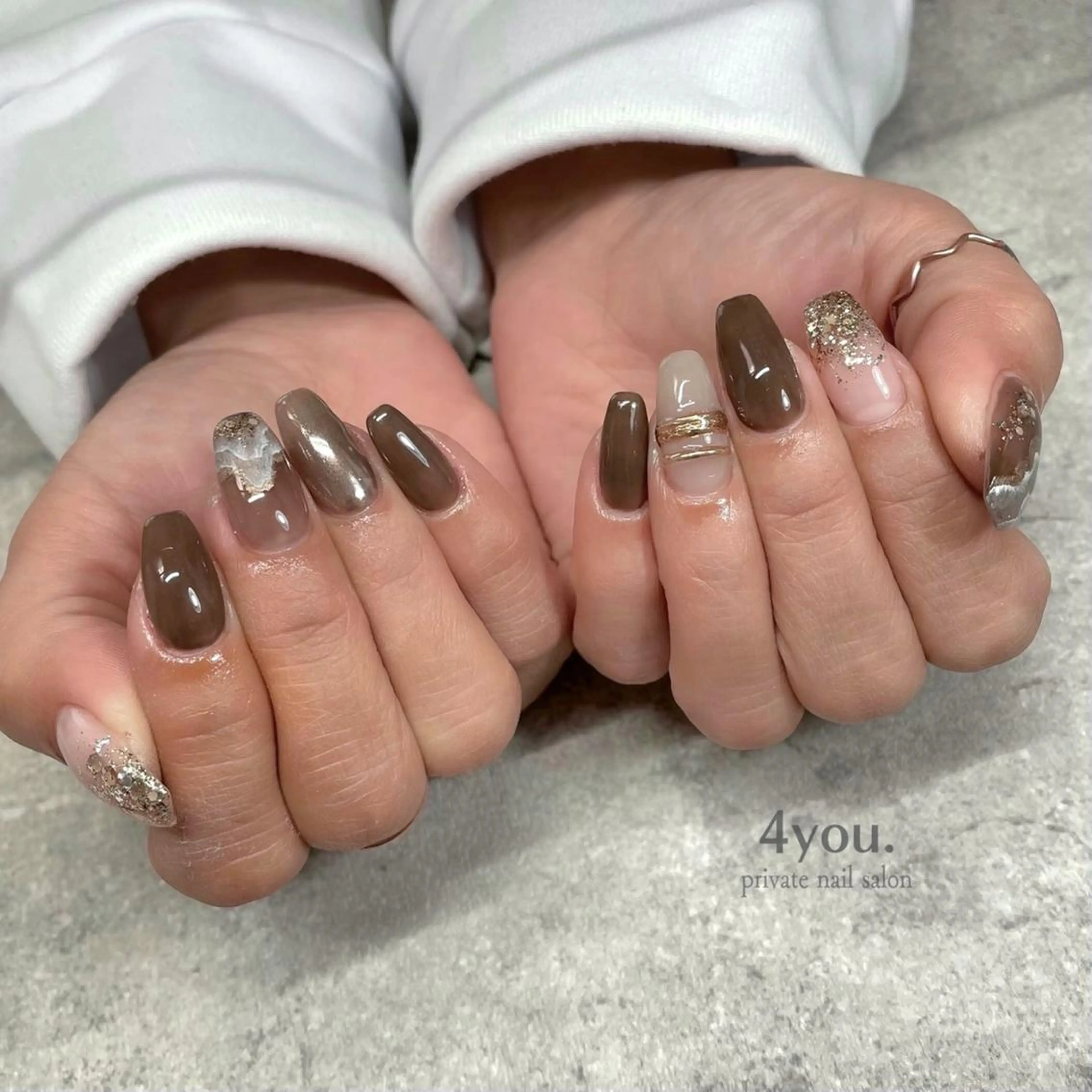 ネイル nail salon ４ｙｏｕ．のネイルデザイン