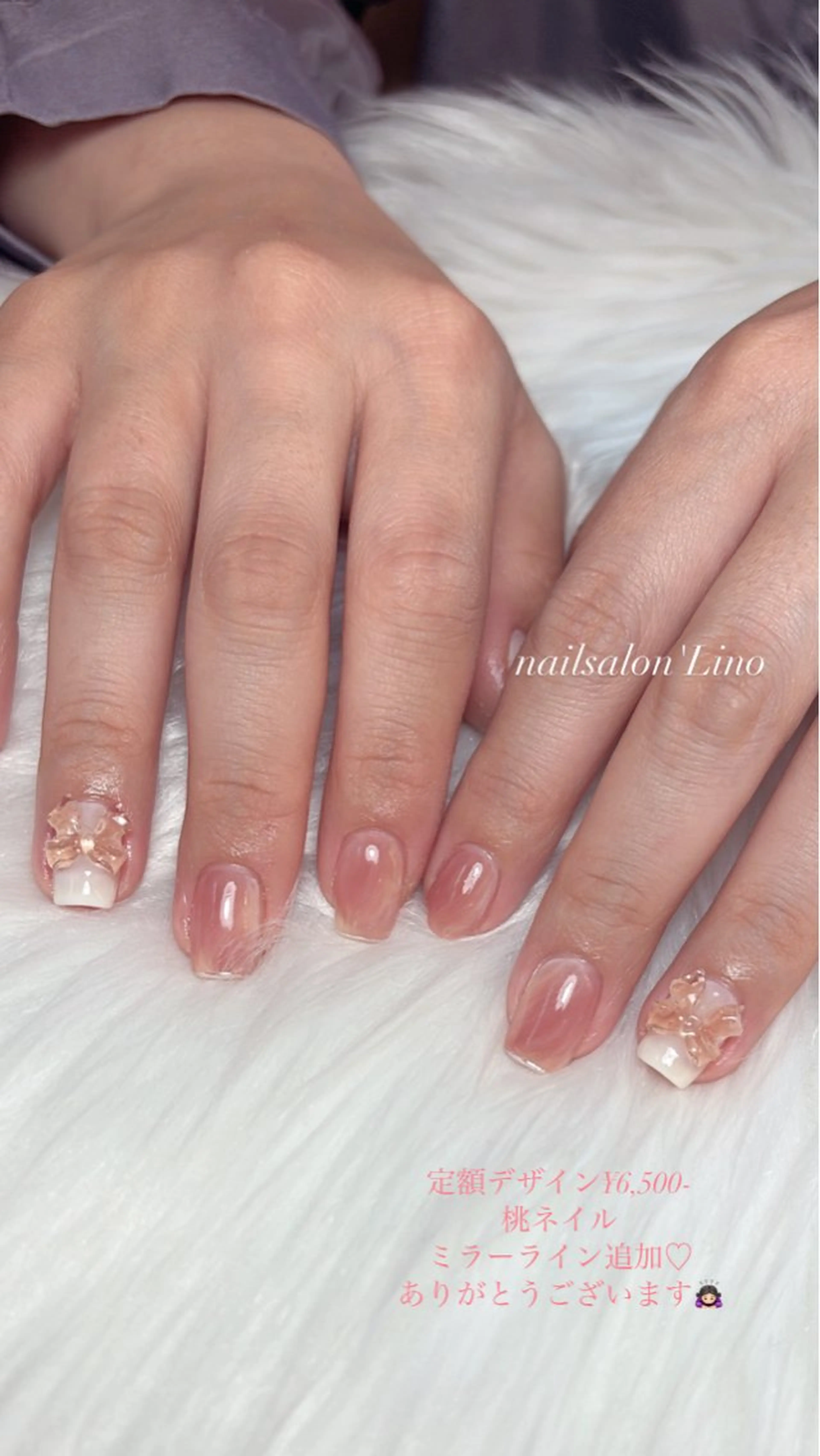 ネイル ミラーネイル シルバー ハンドネイル Lino𓂃⟡.· Chizuruのネイルデザイン