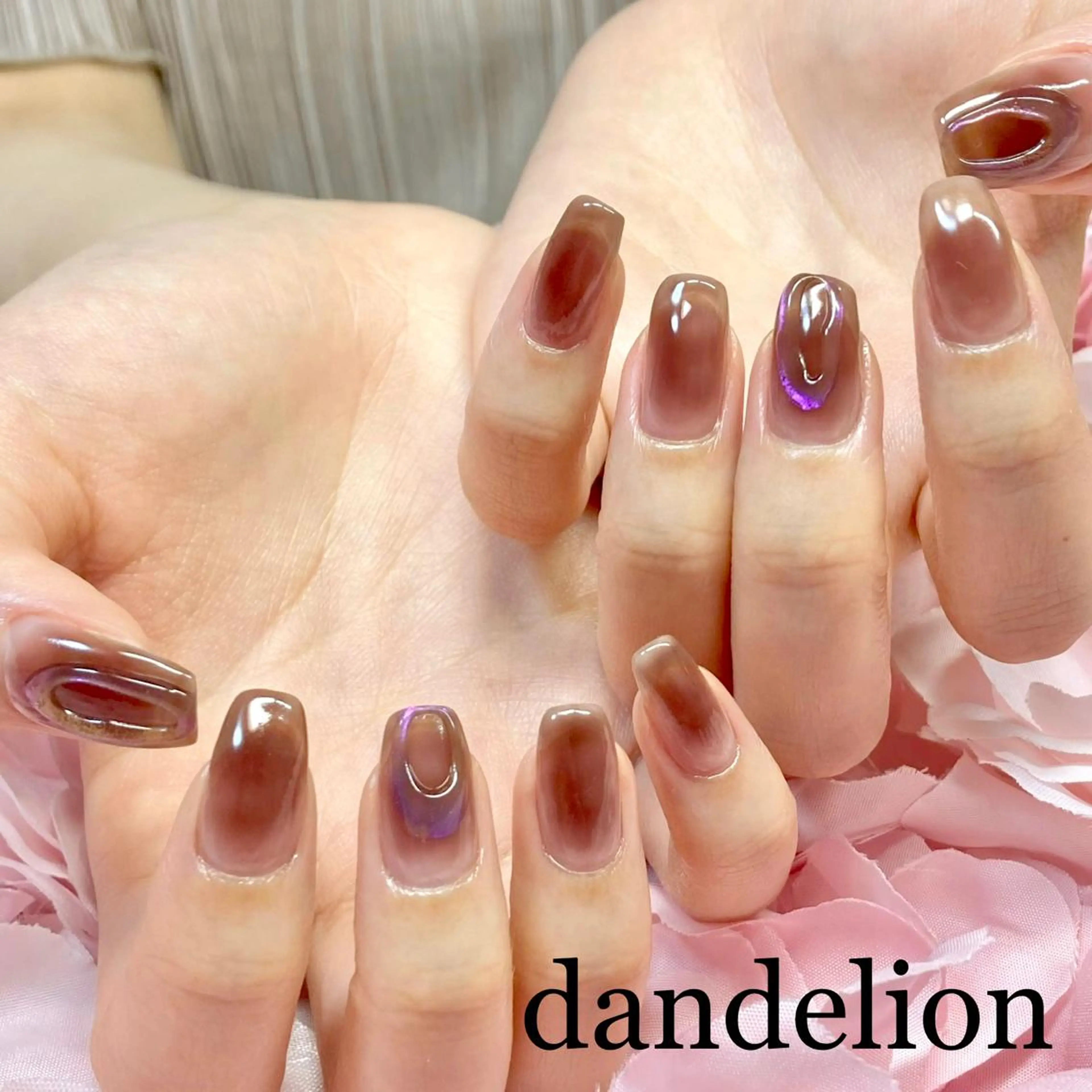 ネイル ハンドネイル ハンドケア dandelion ダンデライオンのネイルデザイン