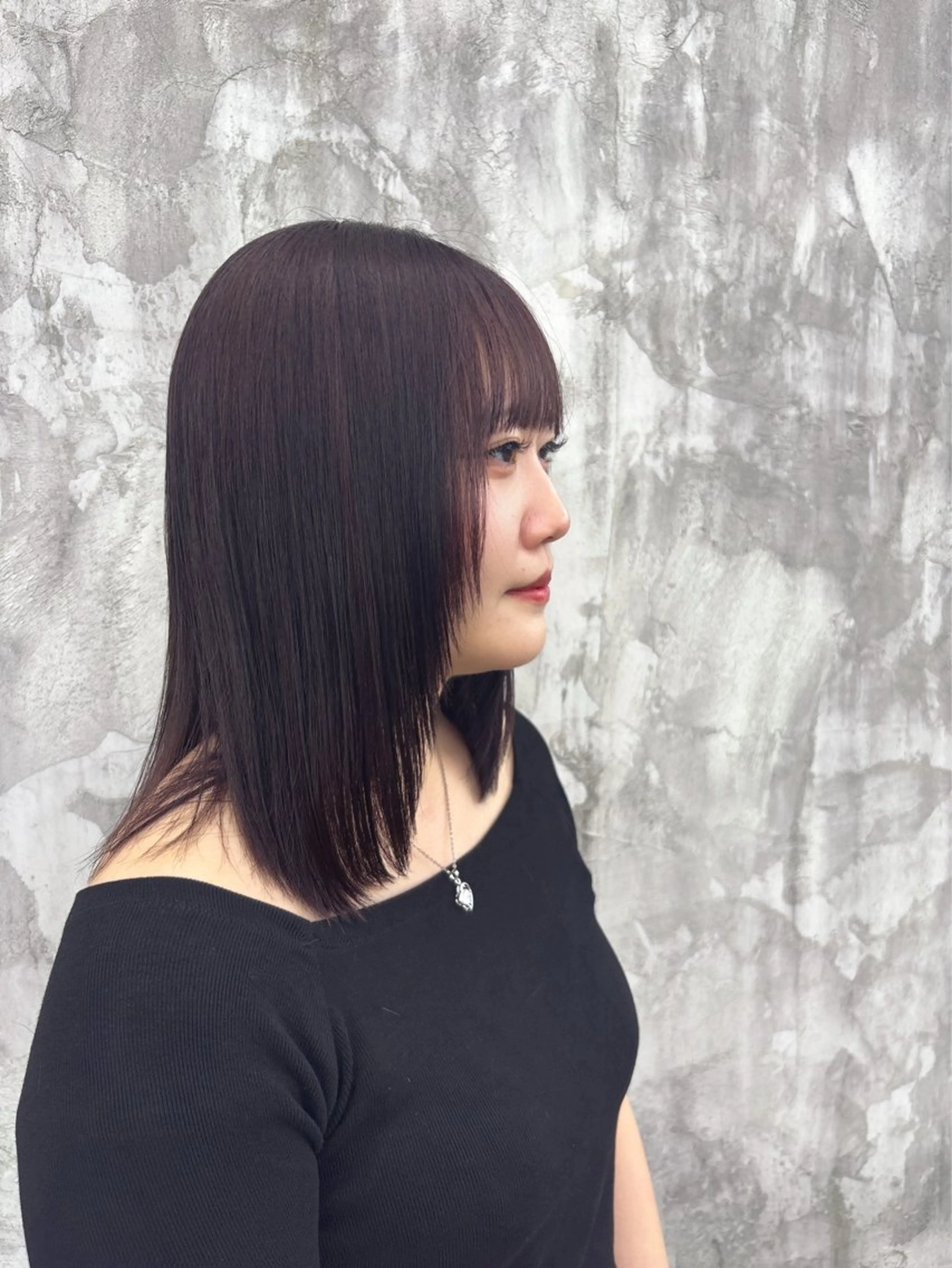 ミディアム カラー ヘアカラー number＋所属・number＋ / 璃々花のヘアスタイル