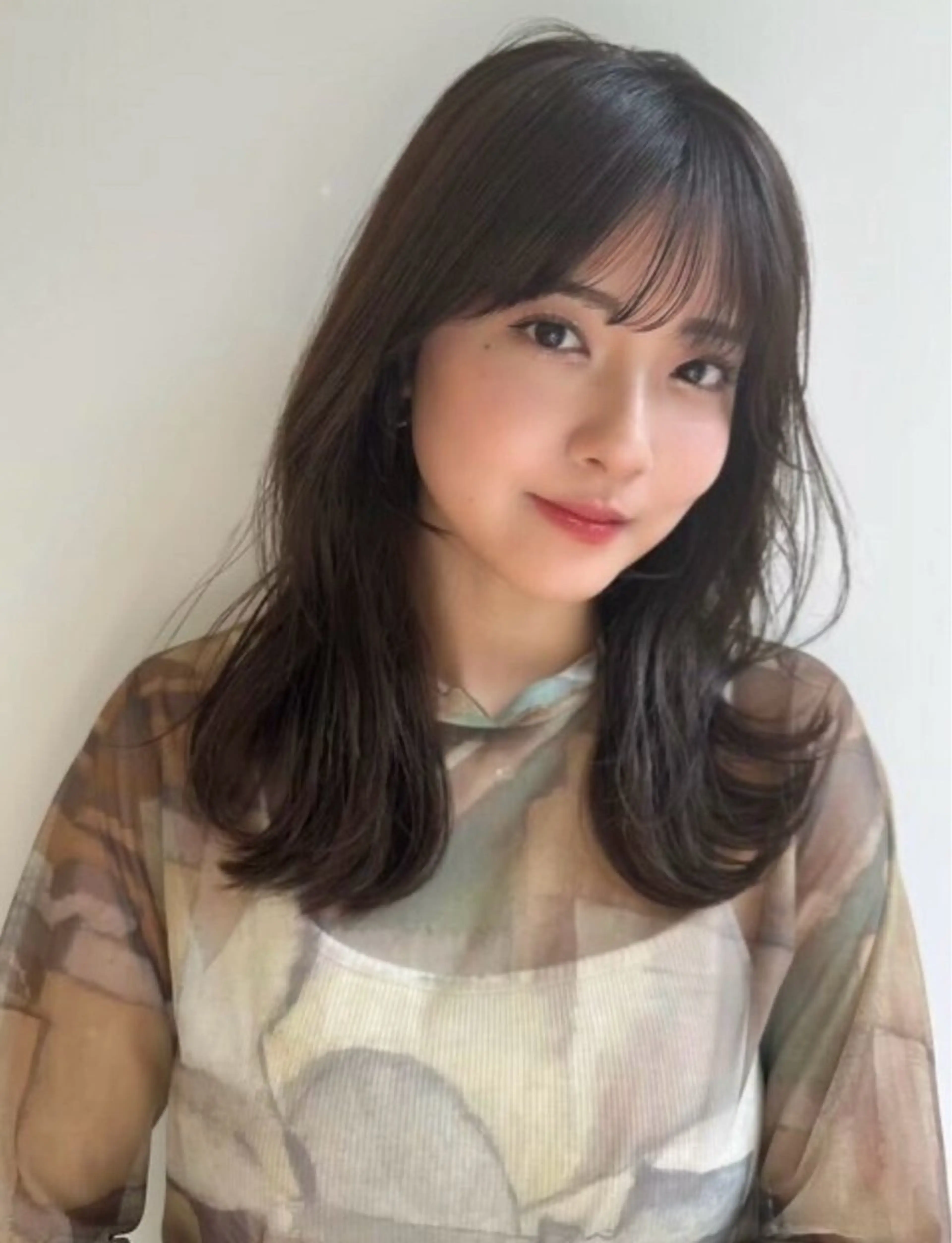 ミディアム ヘアカラー トリートメント ブリーチ/縮毛矯正/ 韓国/💗ホノカ💗のヘアスタイル