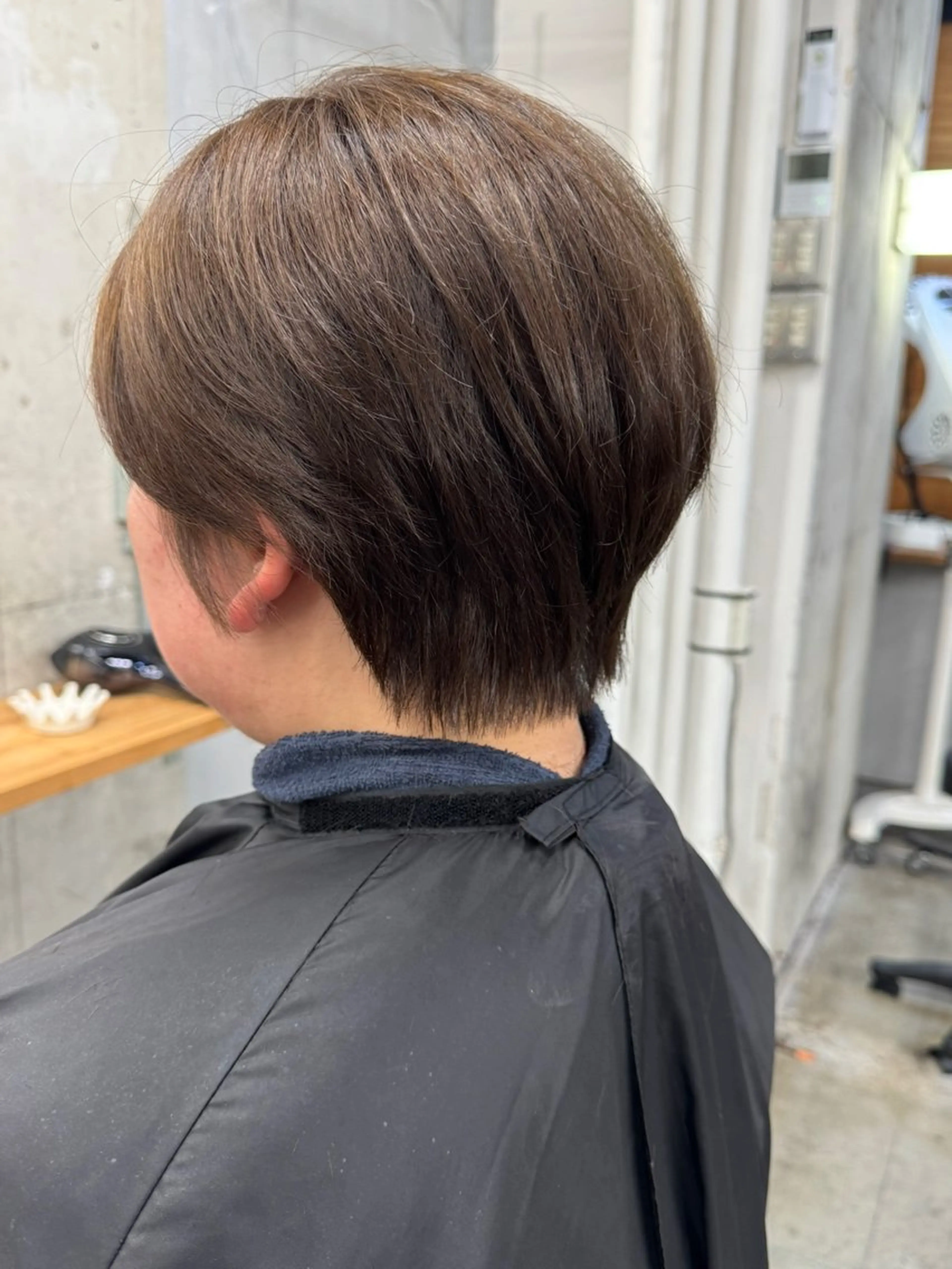 ショート ヘアカラー トリートメント アキト/ メンズ/透明感暗髪のヘアスタイル