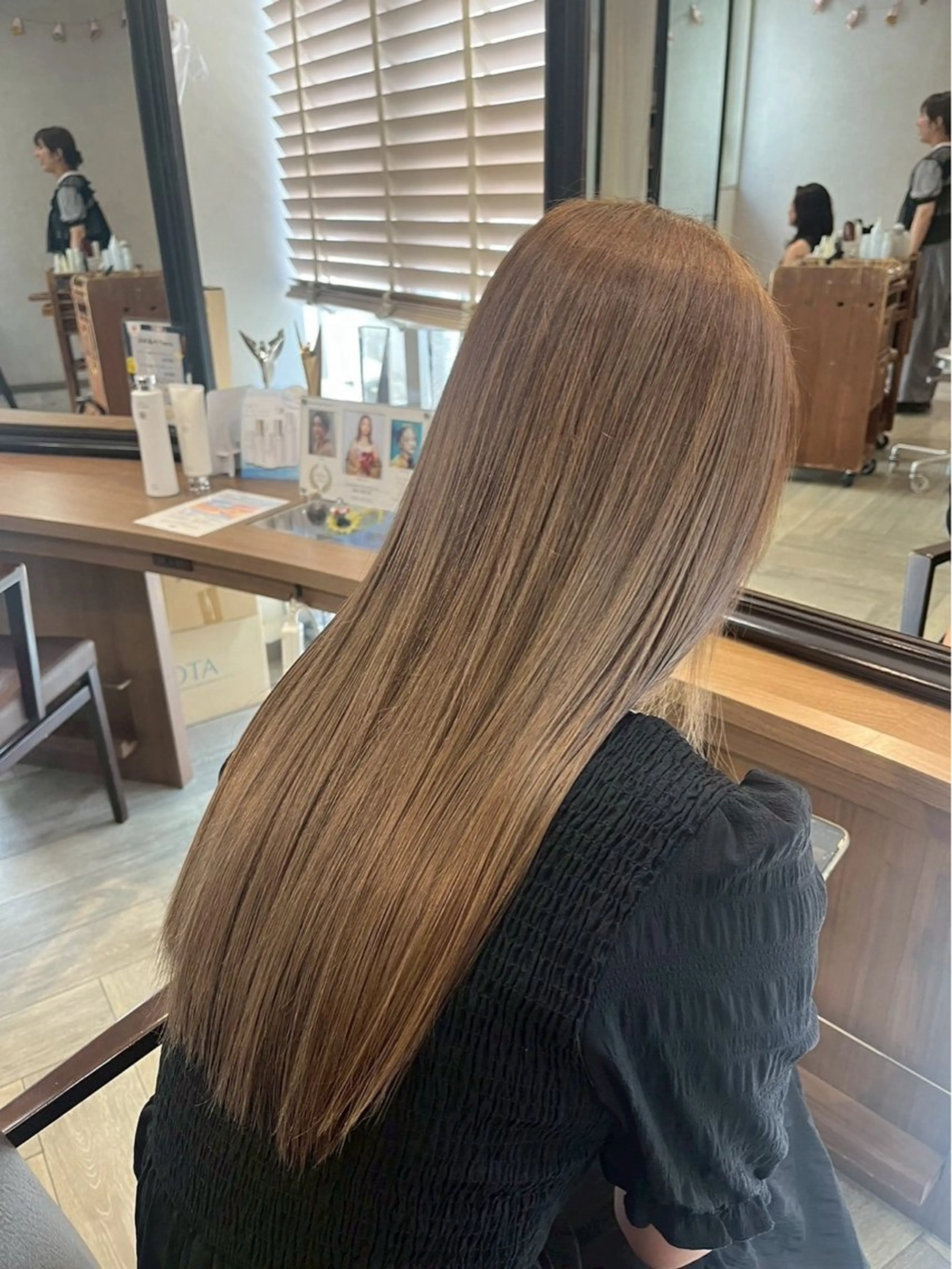 ロング 木場 麗咲のヘアスタイル