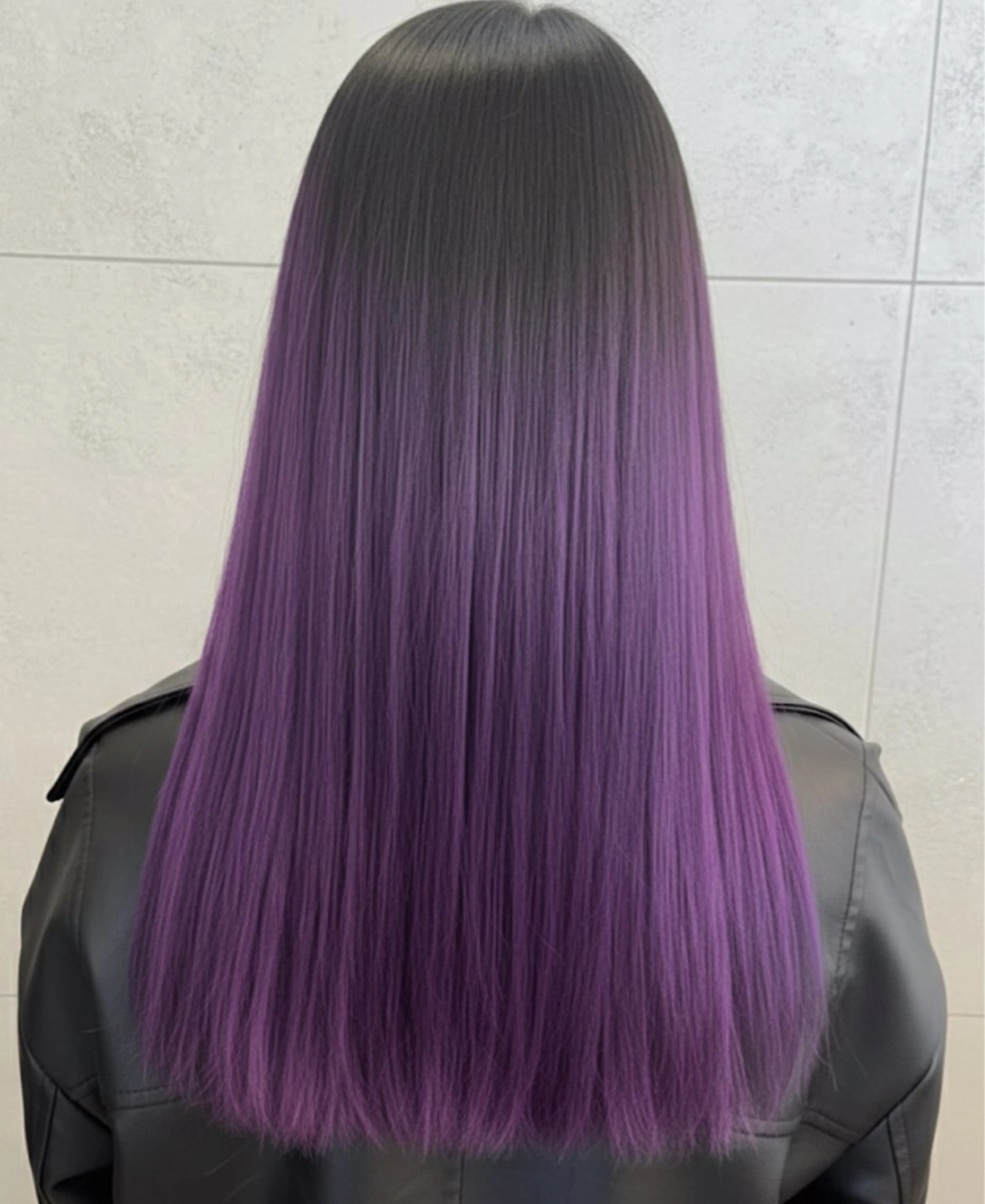 セミロング カラー 福田 武士のヘアスタイル