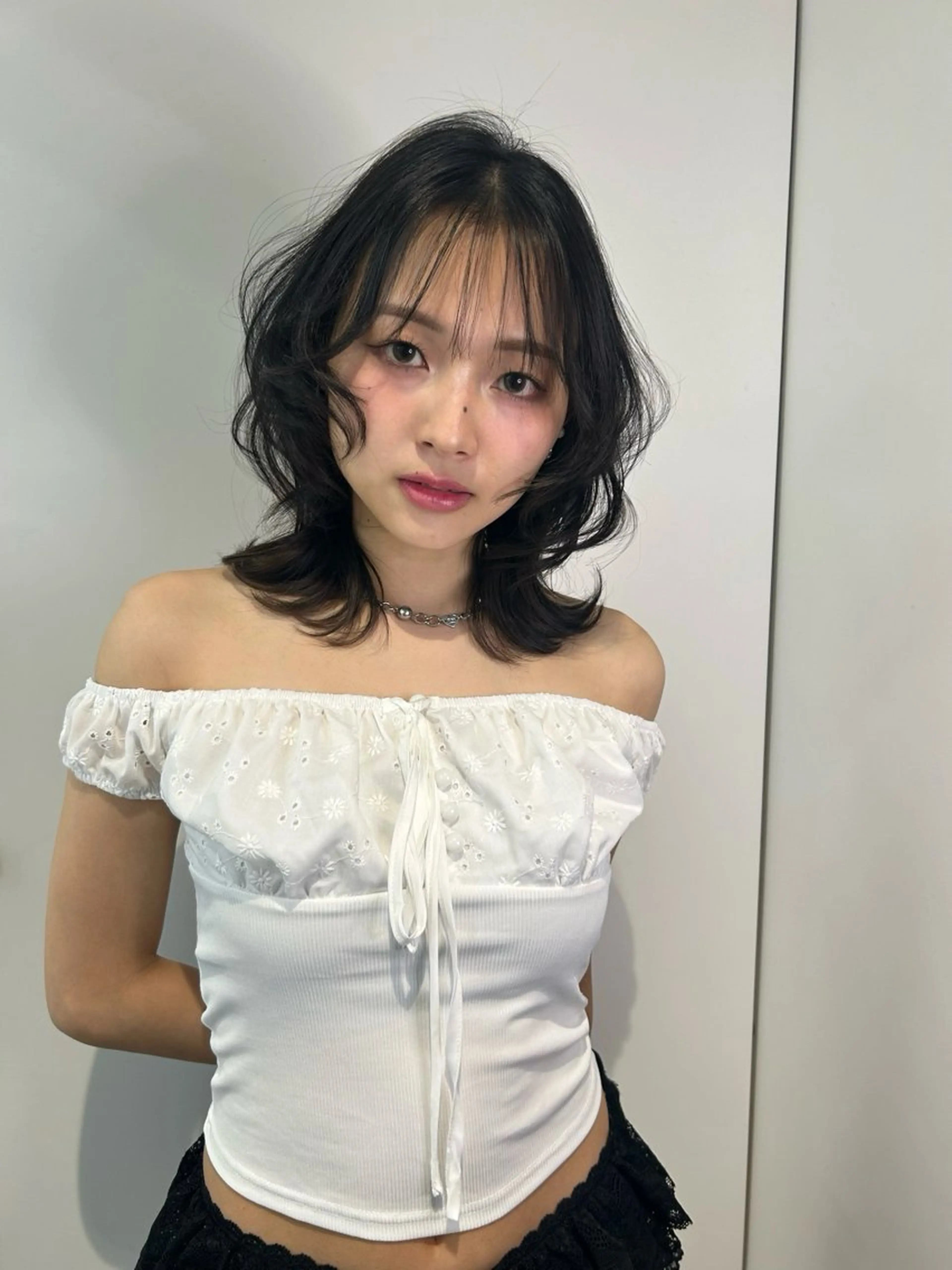 セミロング レイヤーカット 'AXIS所属・'axis  🖤 kanonのヘアスタイル