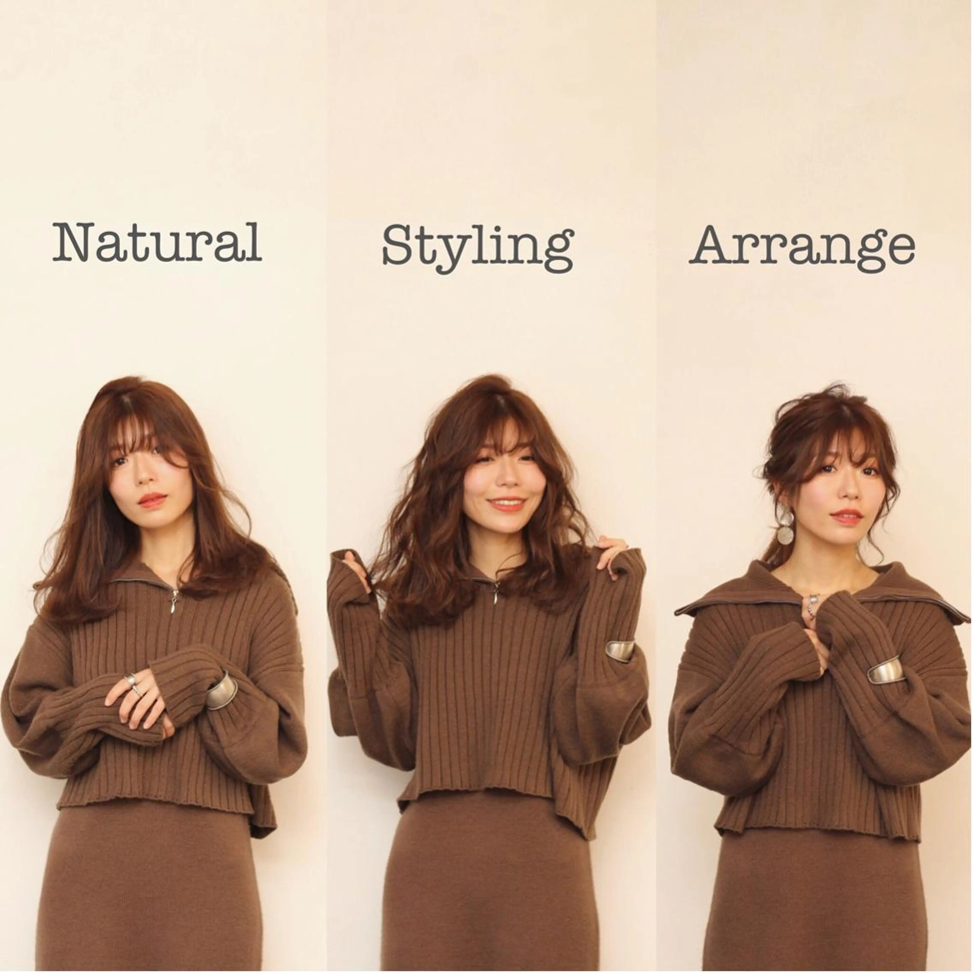 ロング カラー ヘアアレンジ 簡単アレンジ 似合わせカット h a k u 大倉 卓人のヘアスタイル