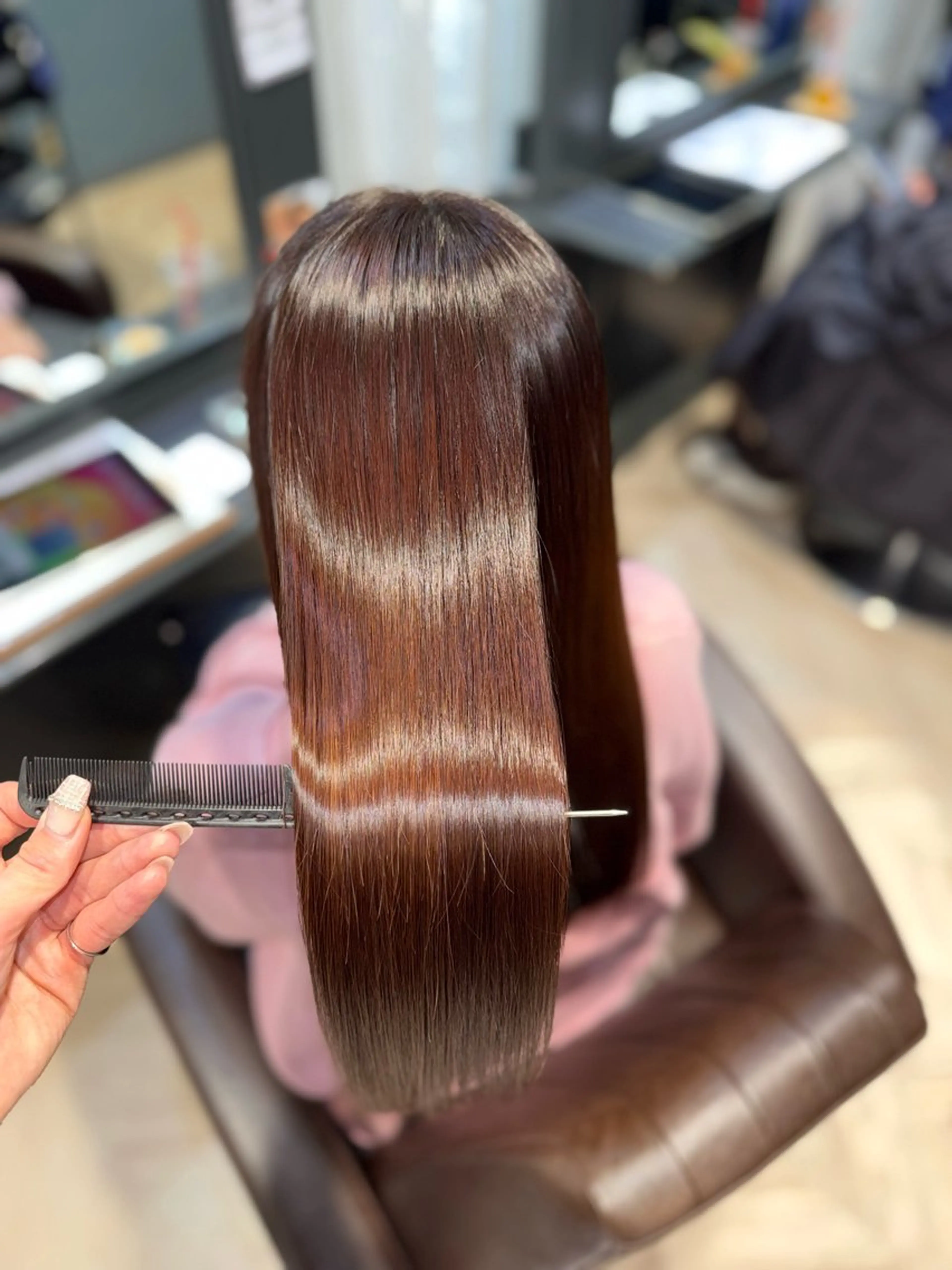 ロング 髪質改善 縮毛矯正 カット 縮毛矯正 リピート90%超/縮 毛矯正/髪質改善井口のヘアスタイル