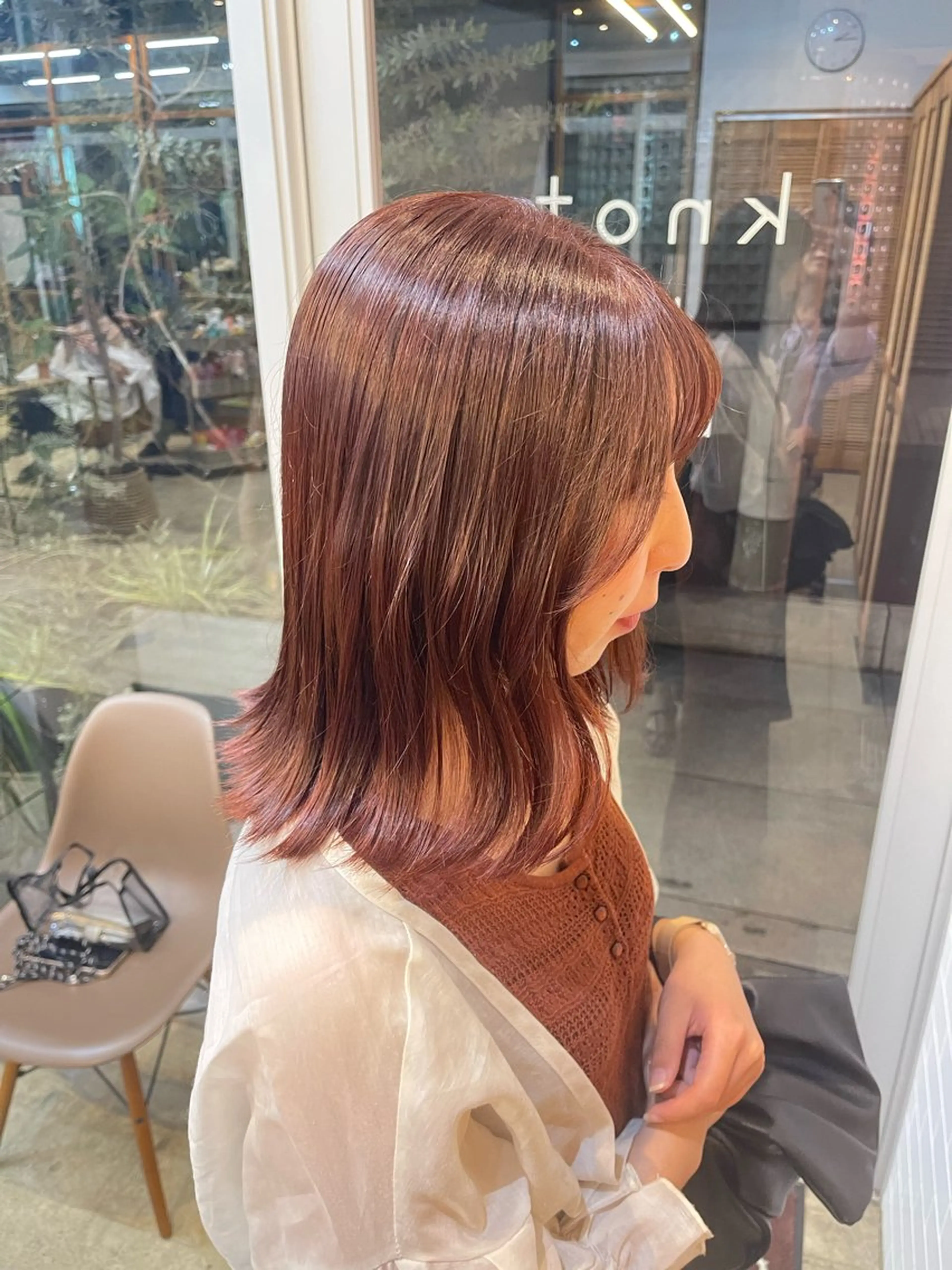 ミディアム カラー jr.stylist 小島千穂🎀のヘアスタイル