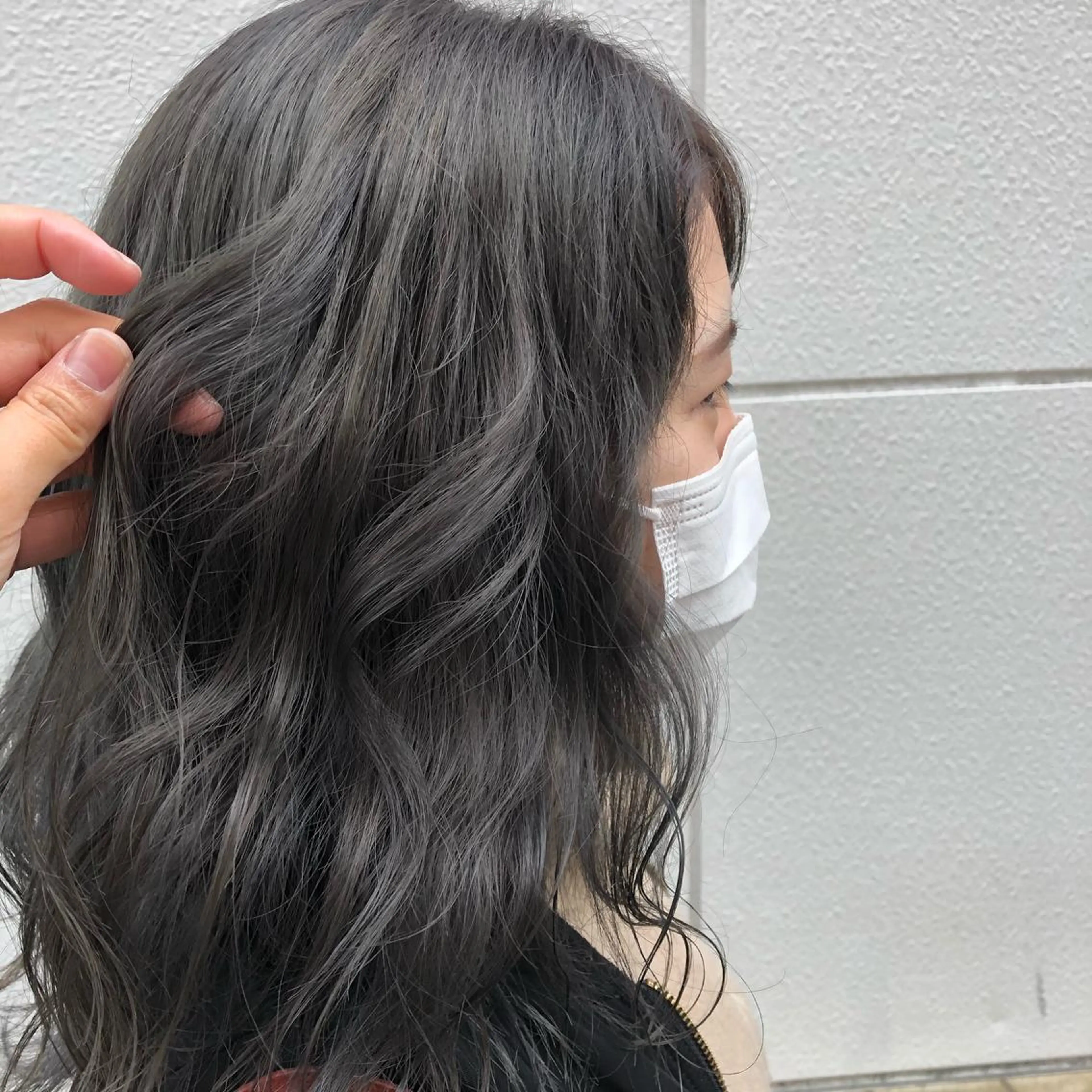 ミディアム 高橋 みく/ minim 暖色のヘアスタイル