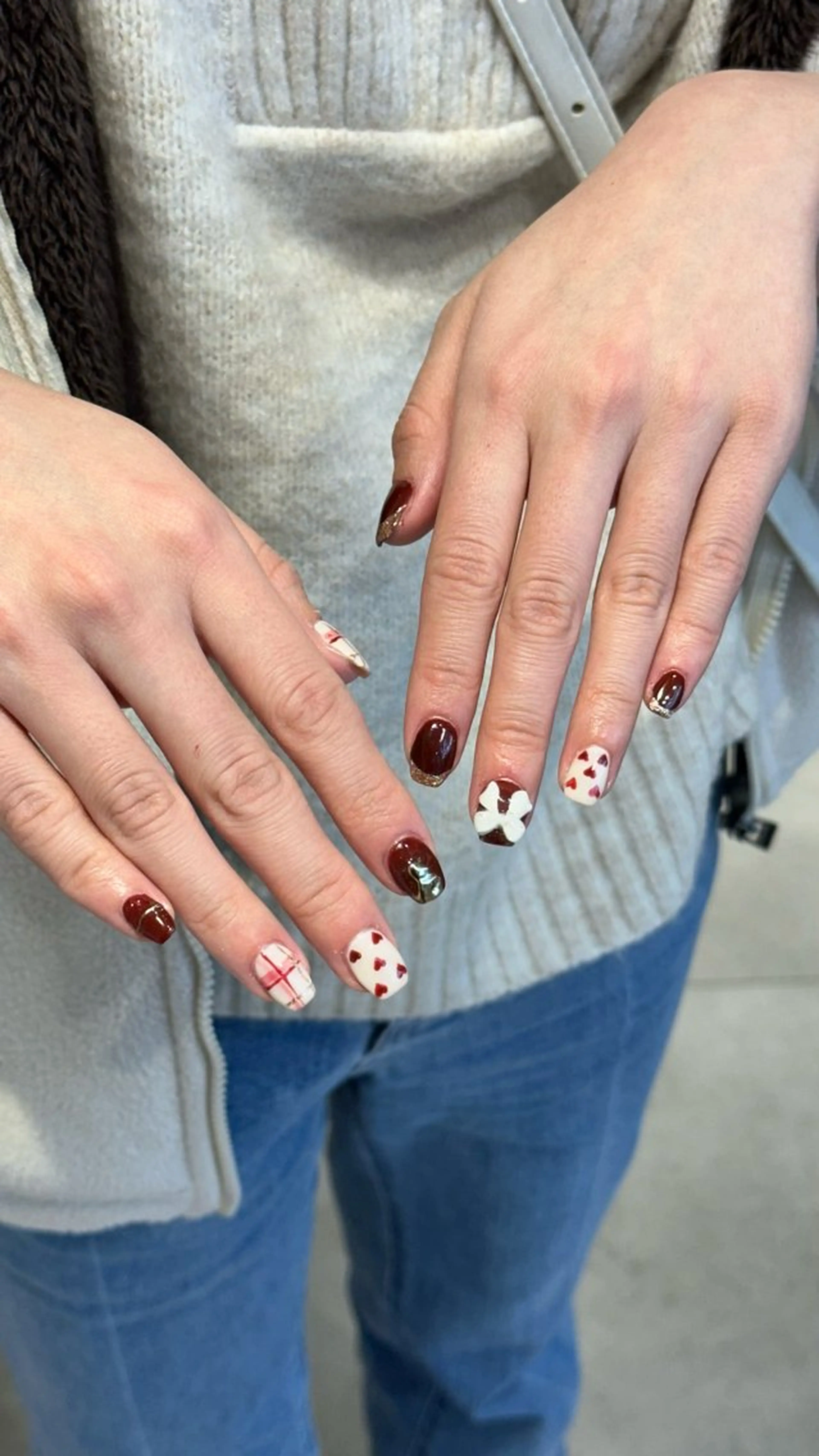 ネイル ハンドネイル 🎀韓国レイヤー特化 🎀ベージュ/ミクのヘアスタイル