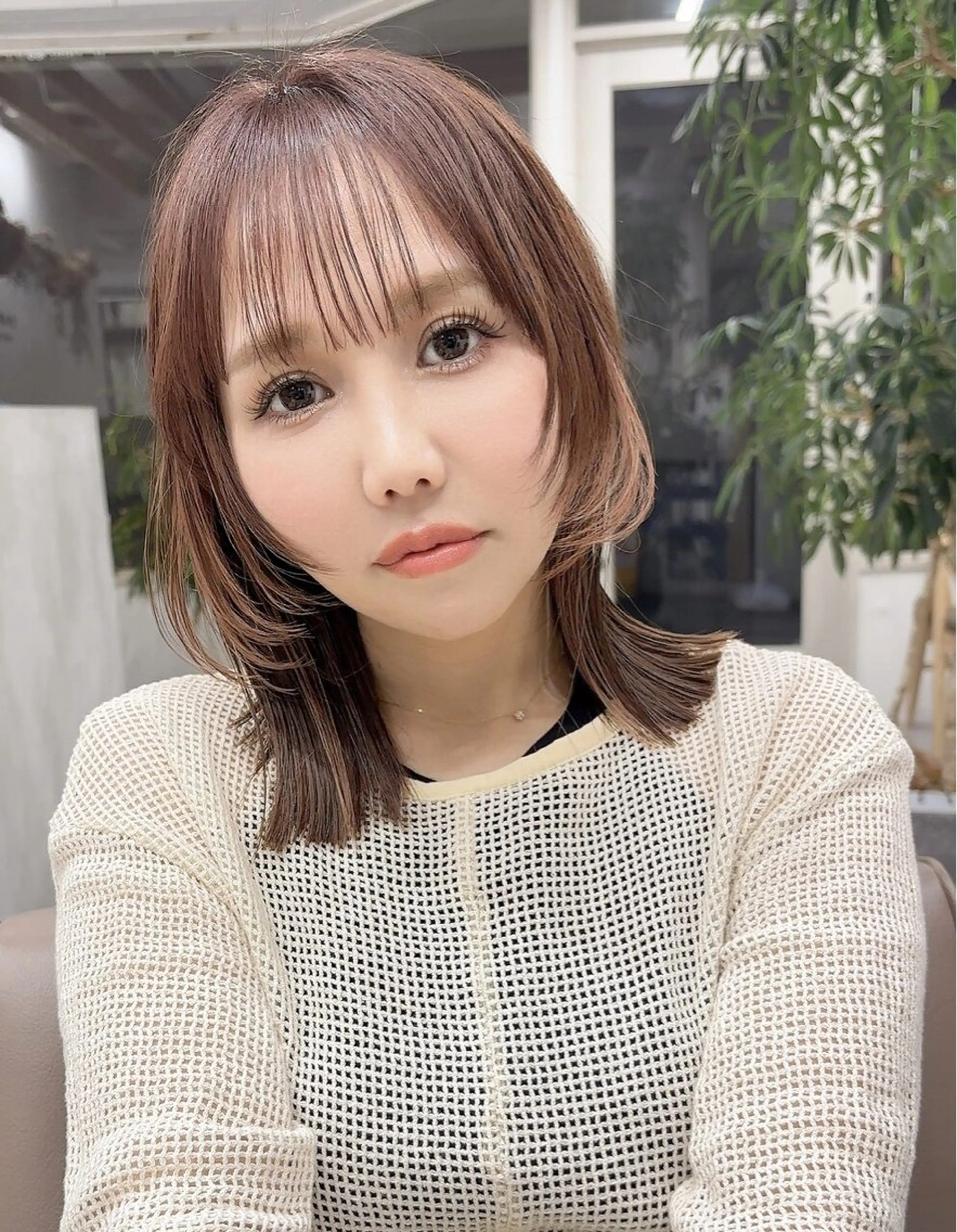 ミディアム 艶レイヤー🍊 加藤隆也のヘアスタイル