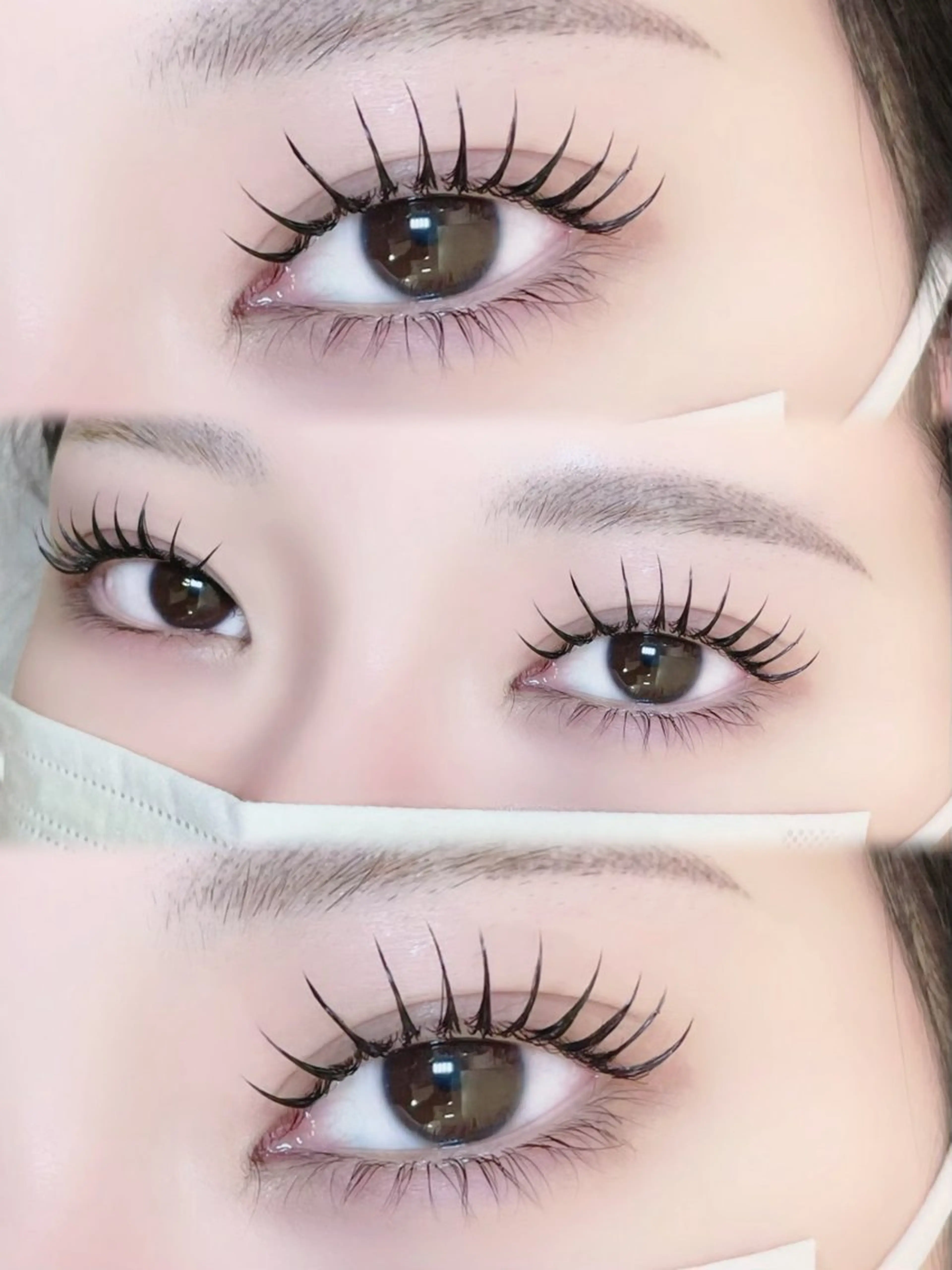 マツエク・マツパ マツエク 大阪梅田 SAKI 韓国風束感まつ毛のマツエク・マツパデザイン