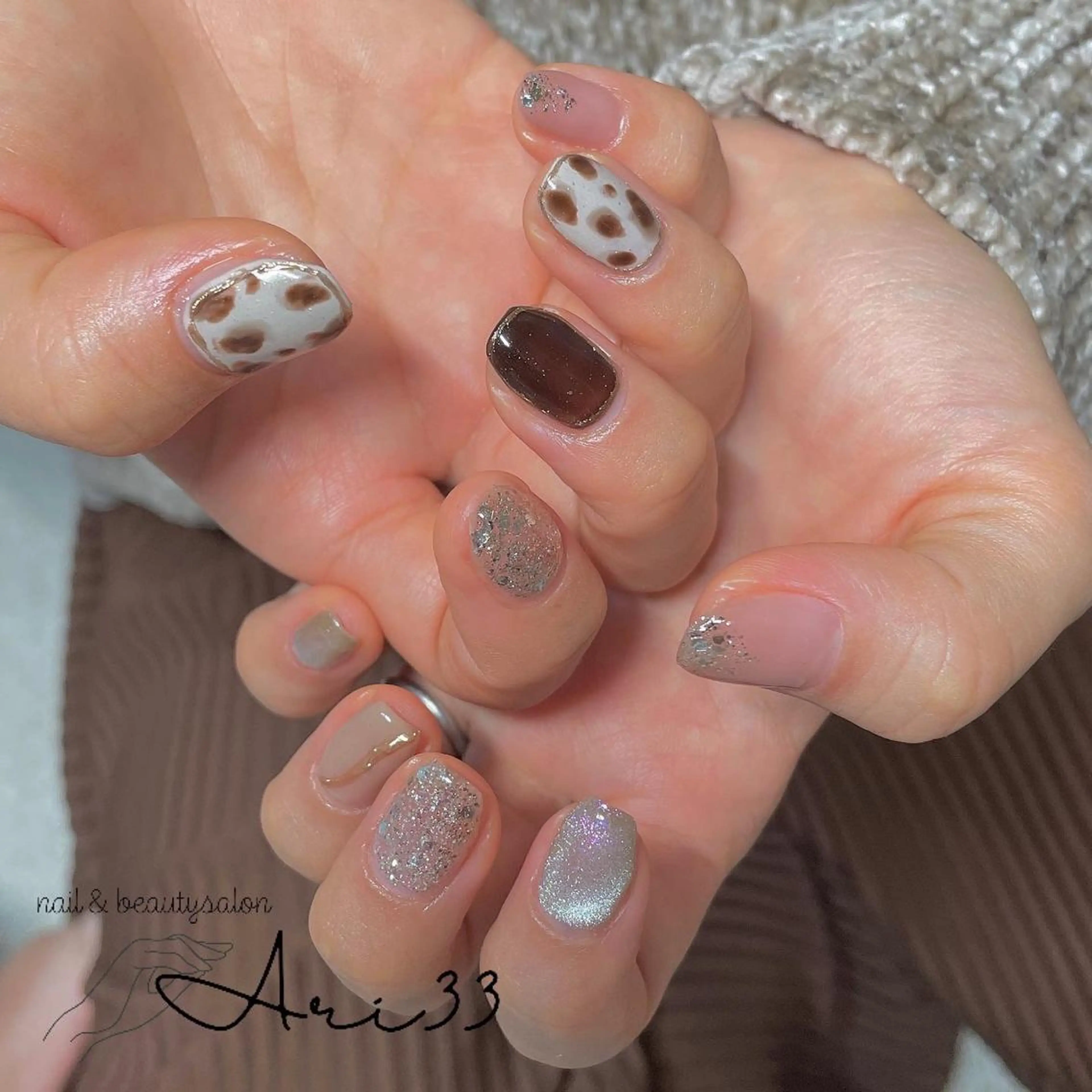 ネイル ハンドネイル プライベートサロン Ari33nailのネイルデザイン