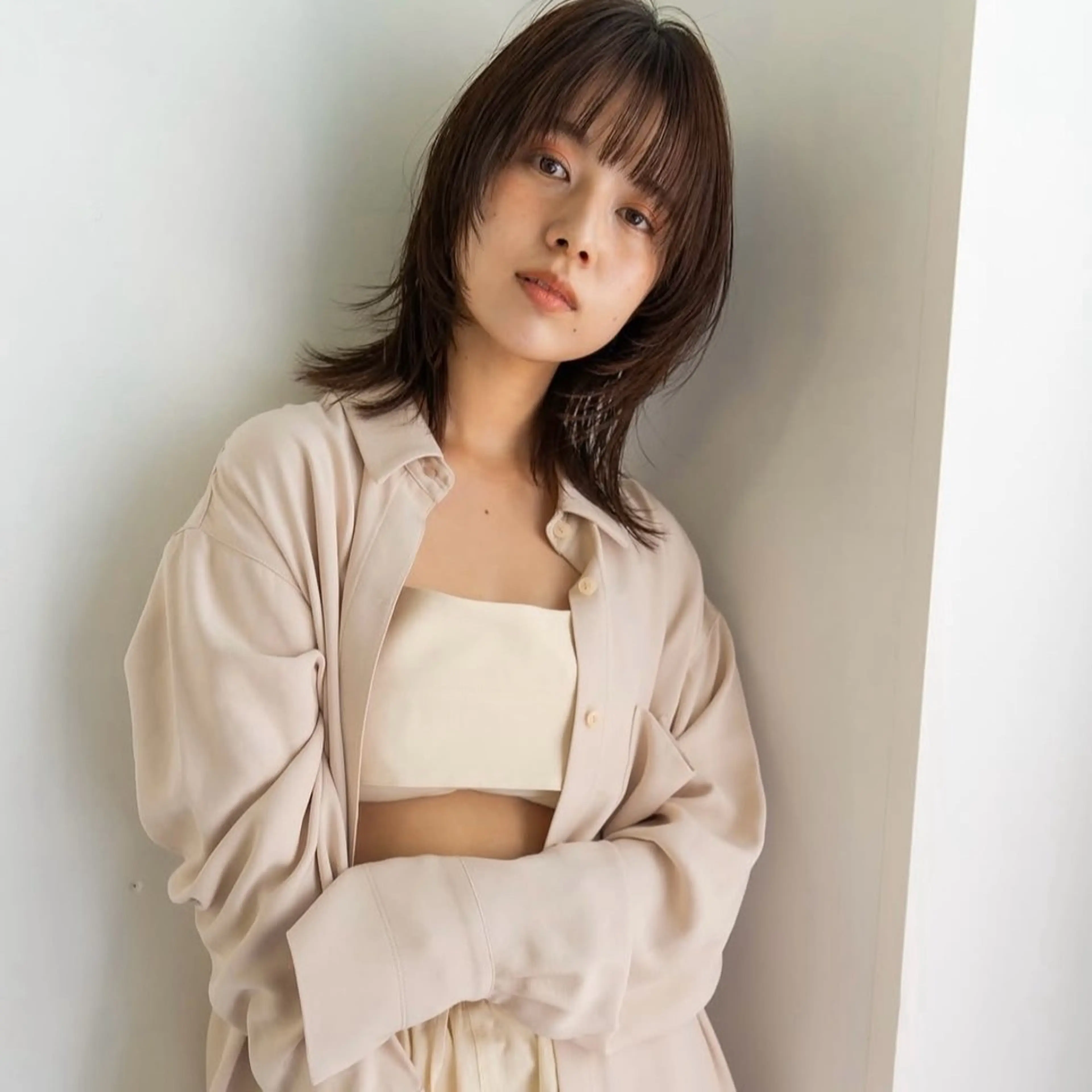 ミディアム ANY所属・透明感カラー sayaᯓ★のヘアスタイル