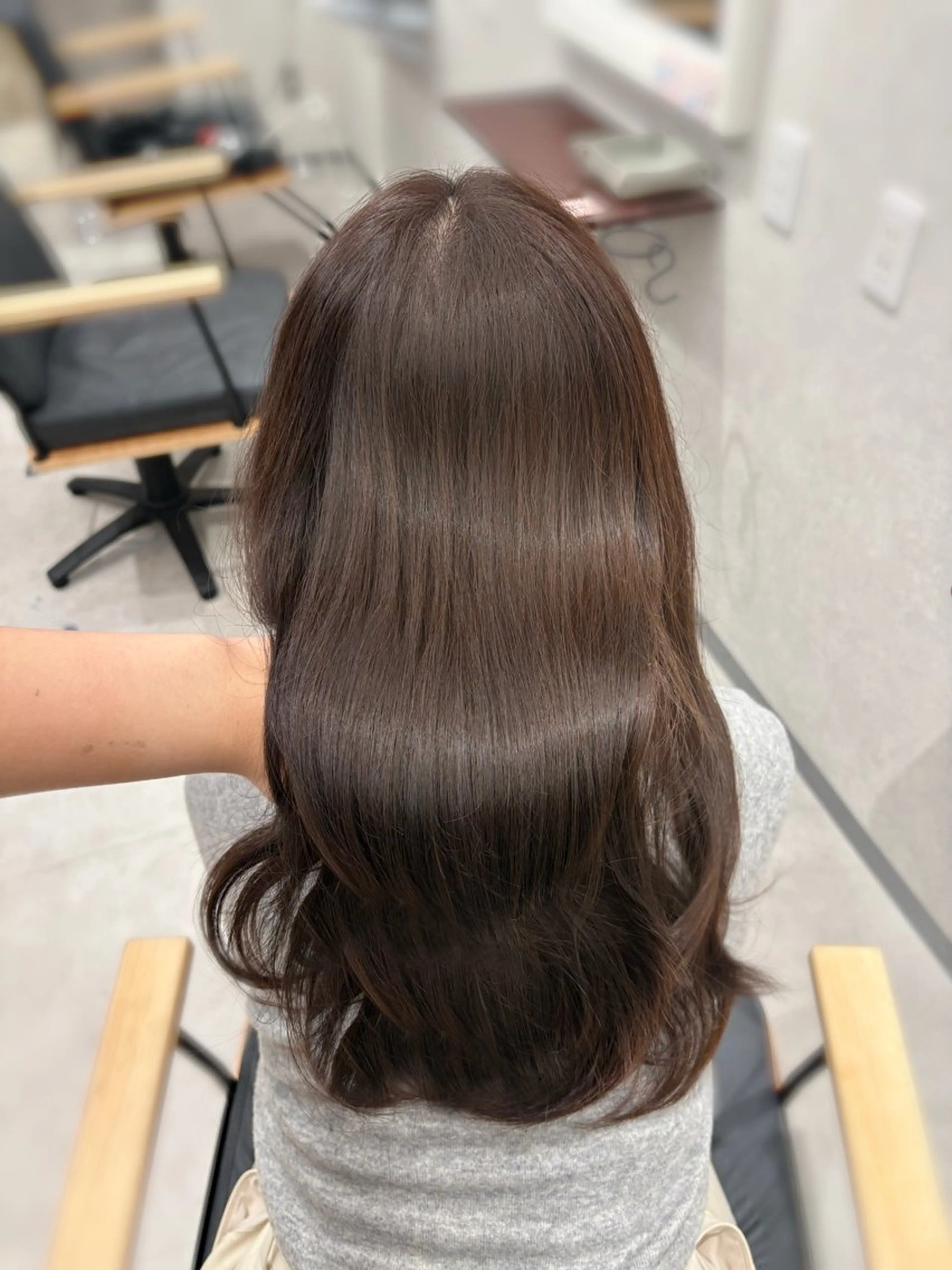 ミディアム カラー VIEW YOKOHAMA所属・透明感カラー ／kana‎🤍のヘアスタイル