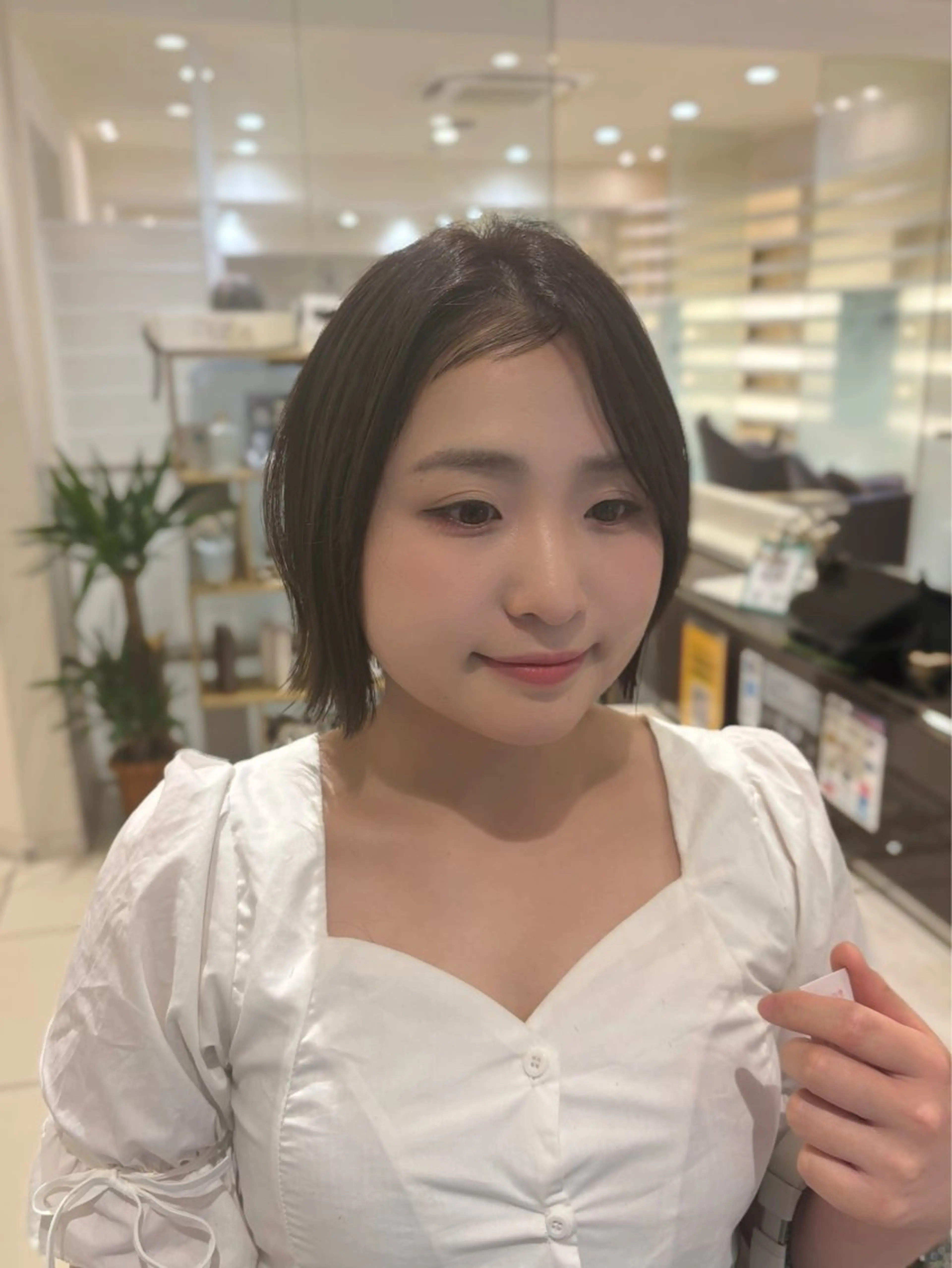 ［韓国スペシャルセットメニュー🇰🇷］韓国レイヤー＋うぶ毛パーマ＋根元パーマ＋透明感カラー＋Aujuaトリートメントの写真